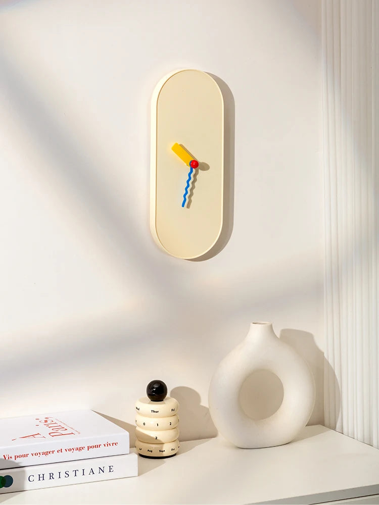 DopaTime Wall Clock – Vibrant Dopamine-Inspired Decor – SkandiShop