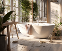 Indulgent Tranquility: Ten Luxurious Ways to Elevate Your Bathroom Oasis