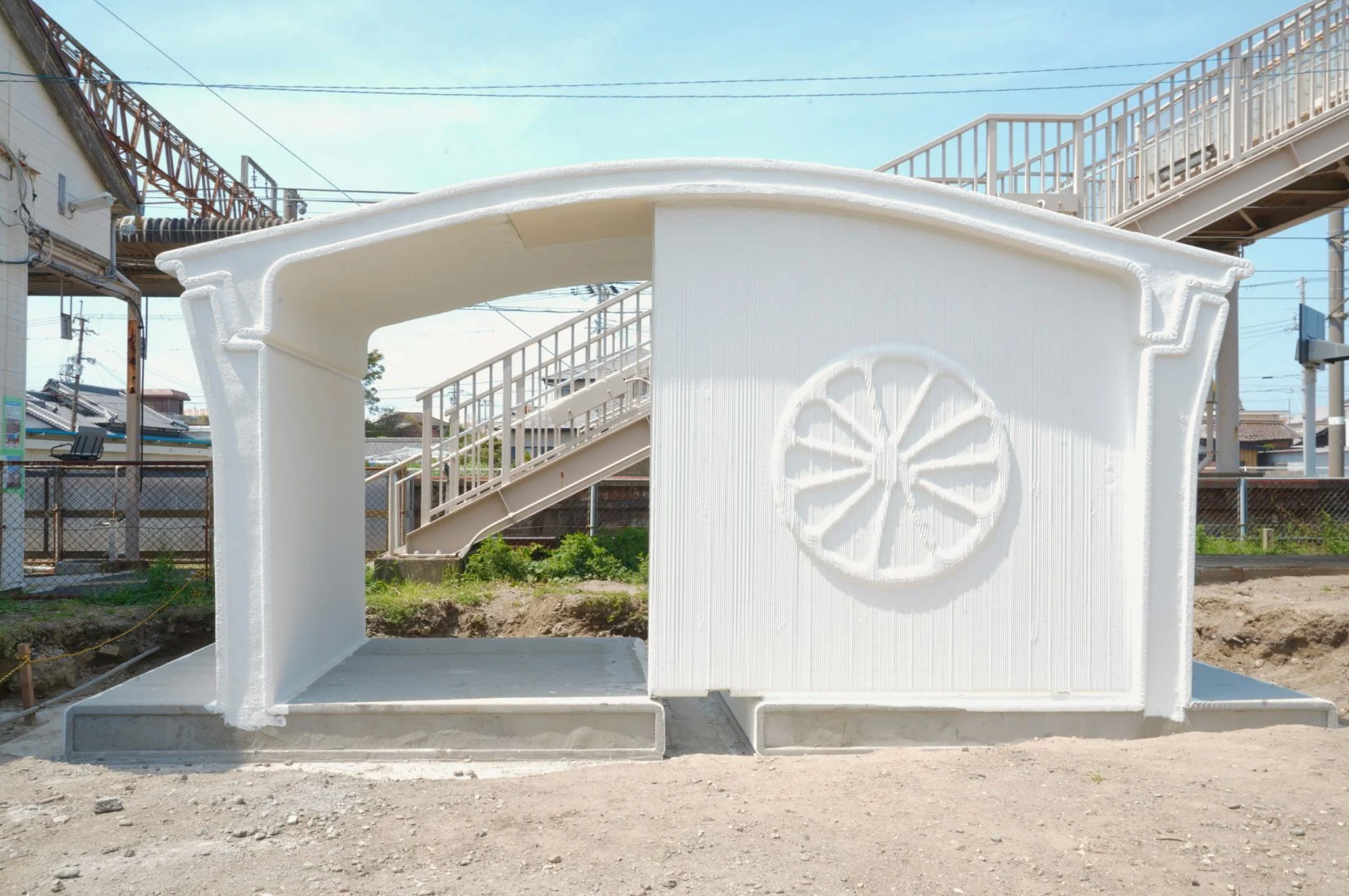 Japan Debuts World's First 3D-Printed Train Station, Pioneering the Future of Infrastructure