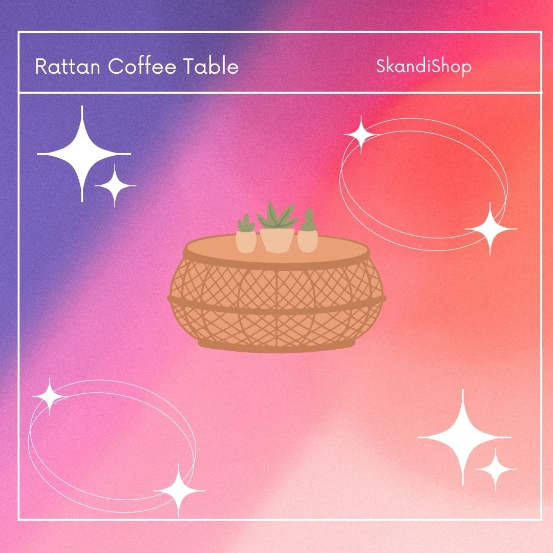 The Ultimate Summer Must-Have: SkandiShop's Rattan Coffee Table Trend - SkandiShop