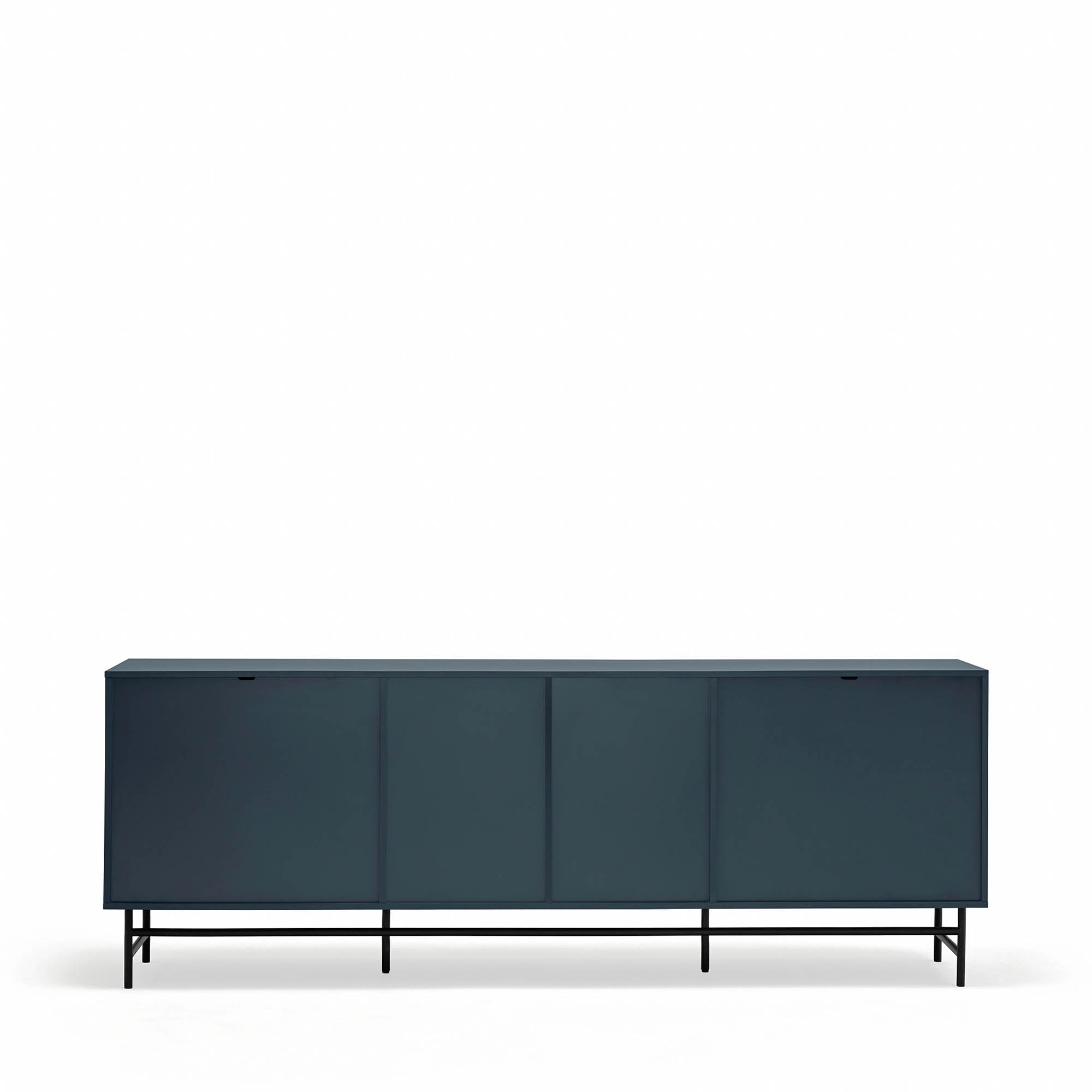 Sideboard Punto 2D/8D Black/Blue-Gr.Antr