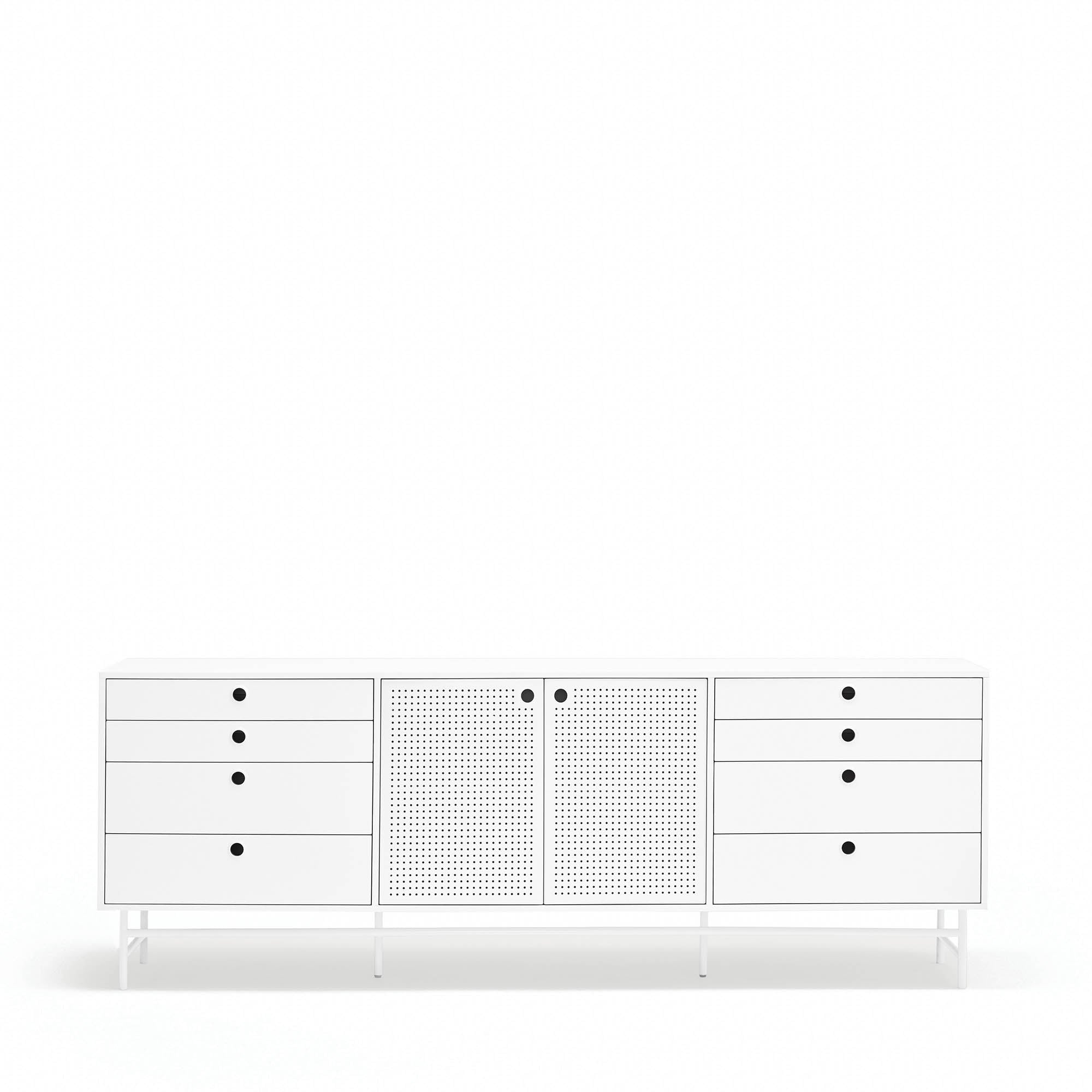 Skänk Punto 2D/8D Vit