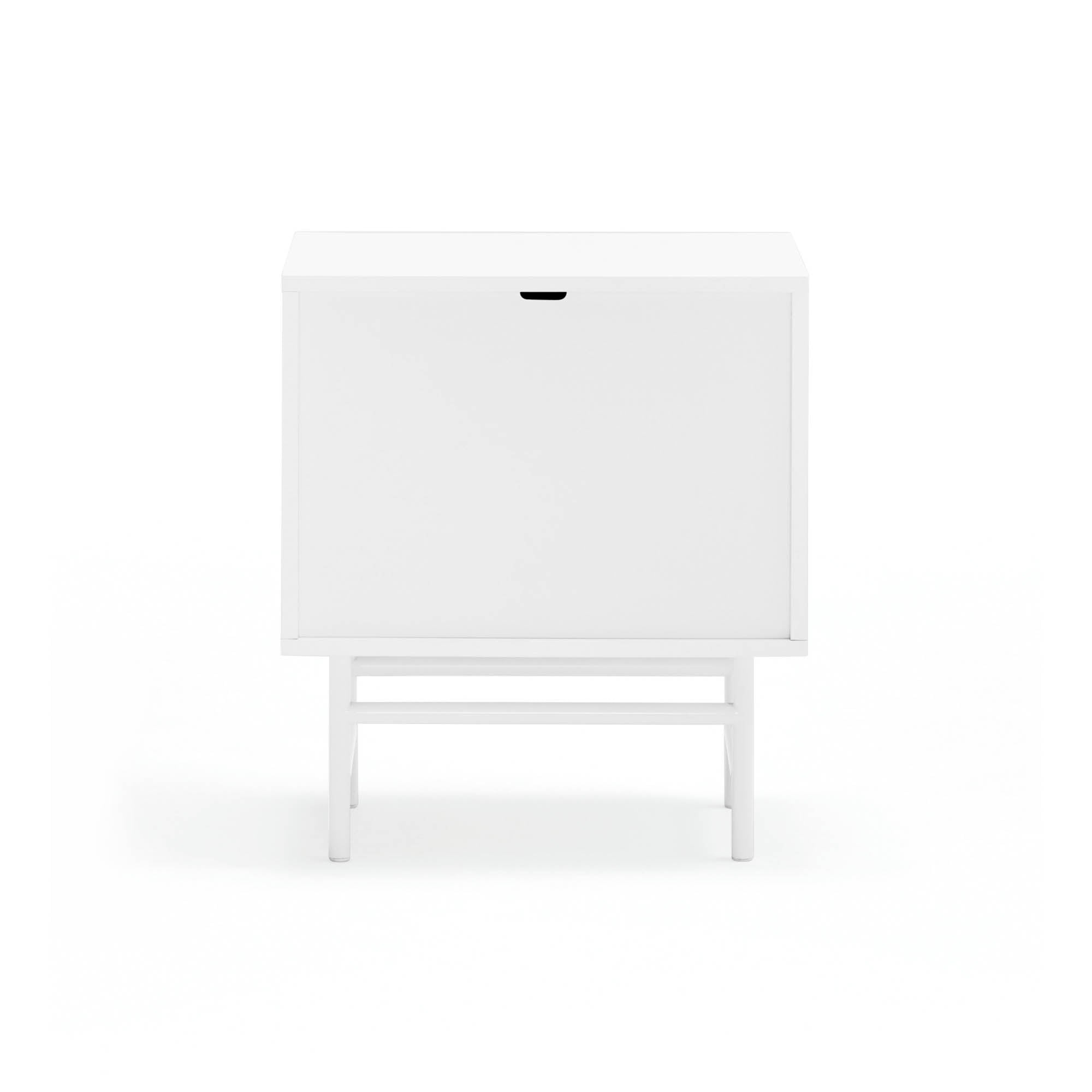 Bedside Table Punto 1D3Dr White