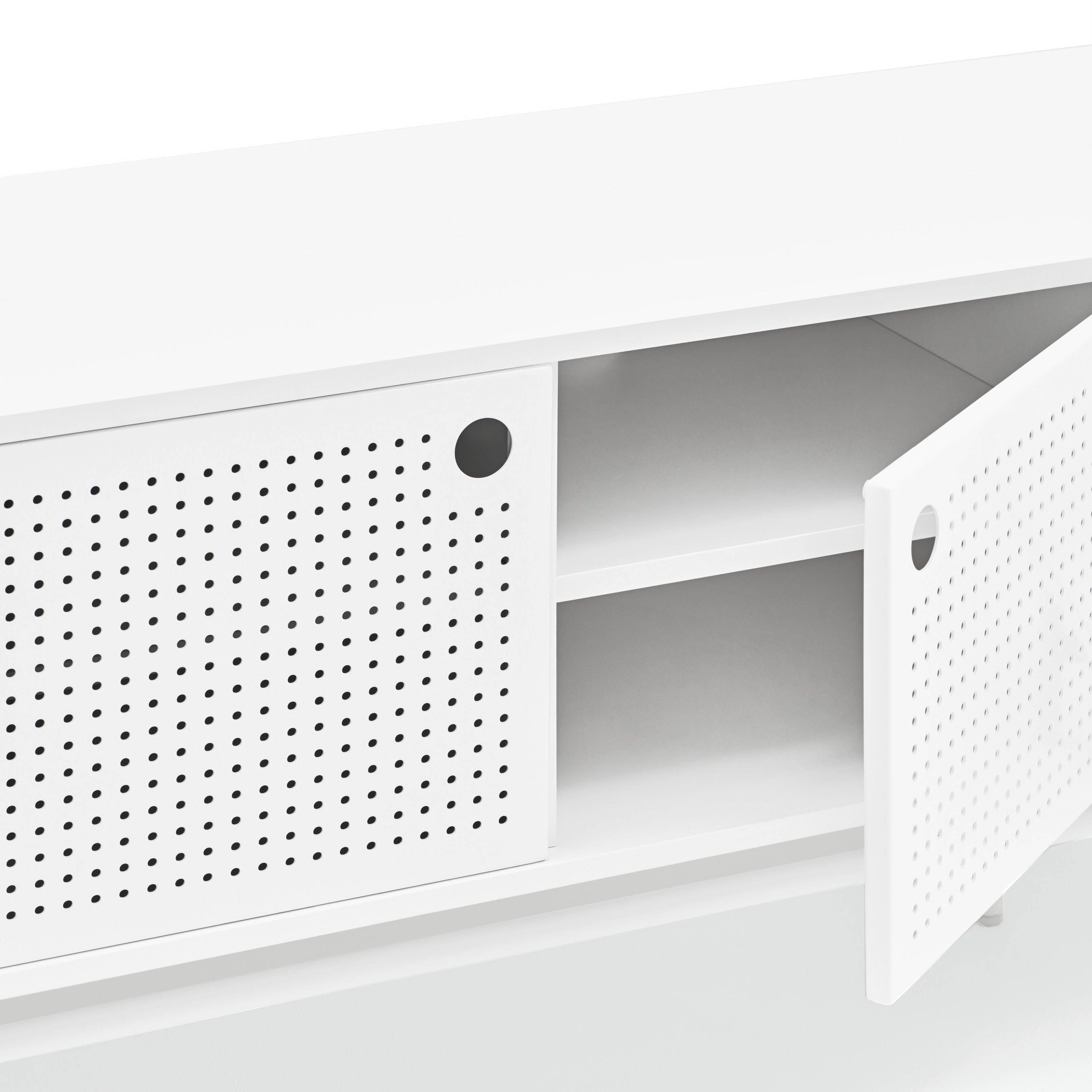Tv Cabinet Punto 2D4Dr White