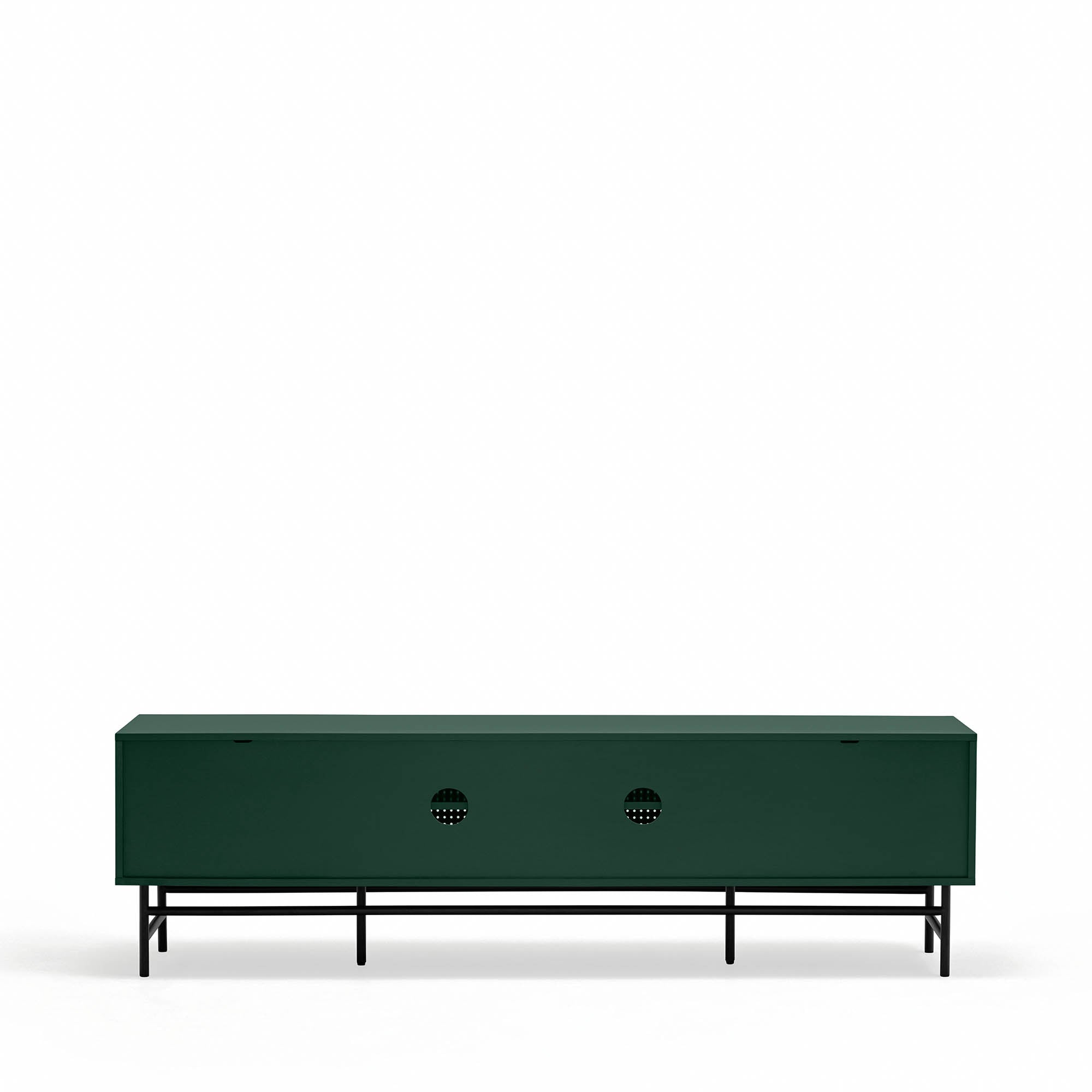 Tv Cabinet Punto 2D4Dr Black/Dark Green