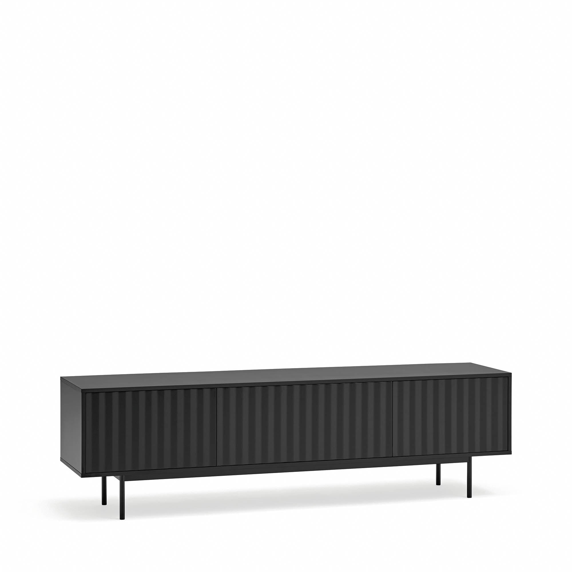 Tv Cabinet Sierra 3D Black