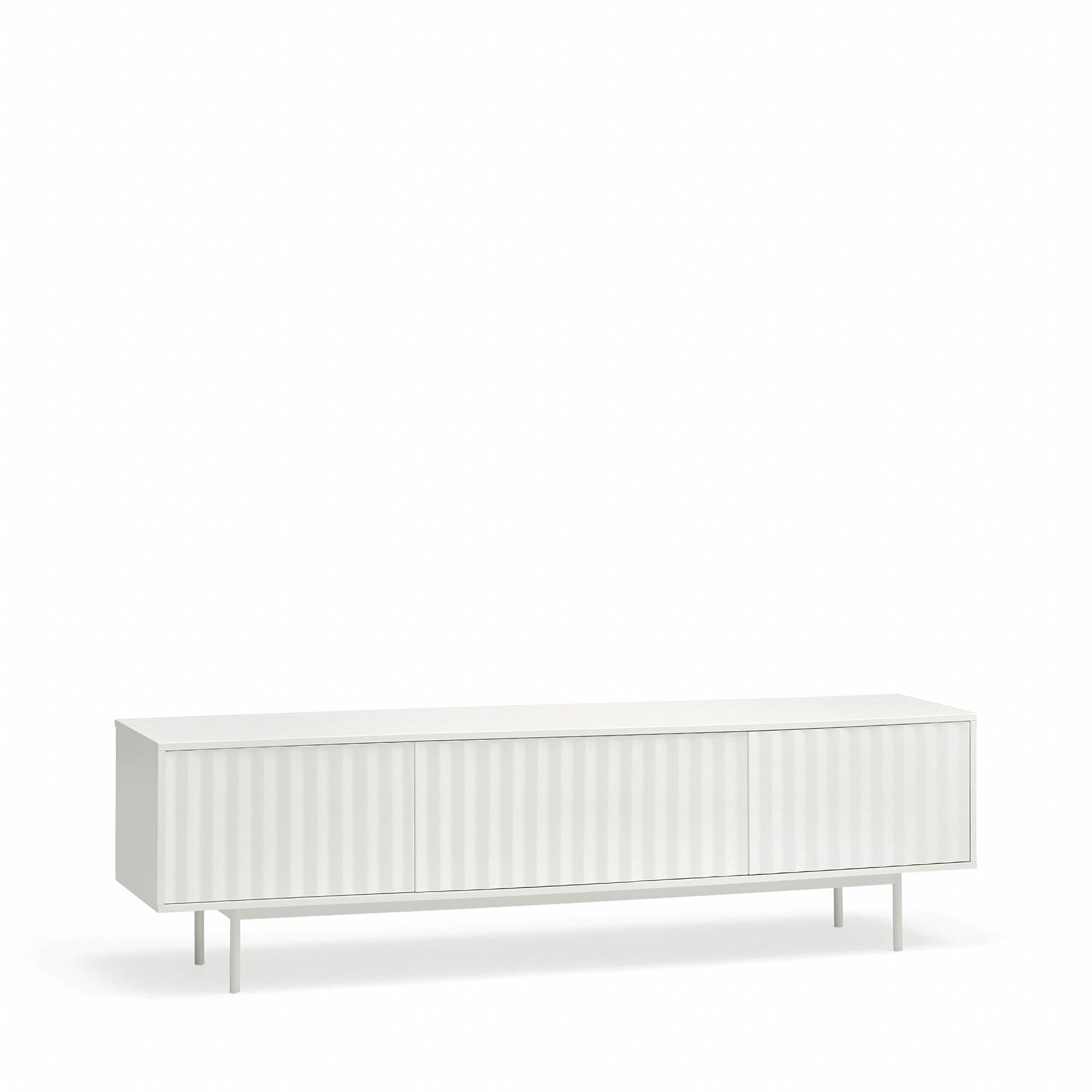 Tv Cabinet Sierra 3D White