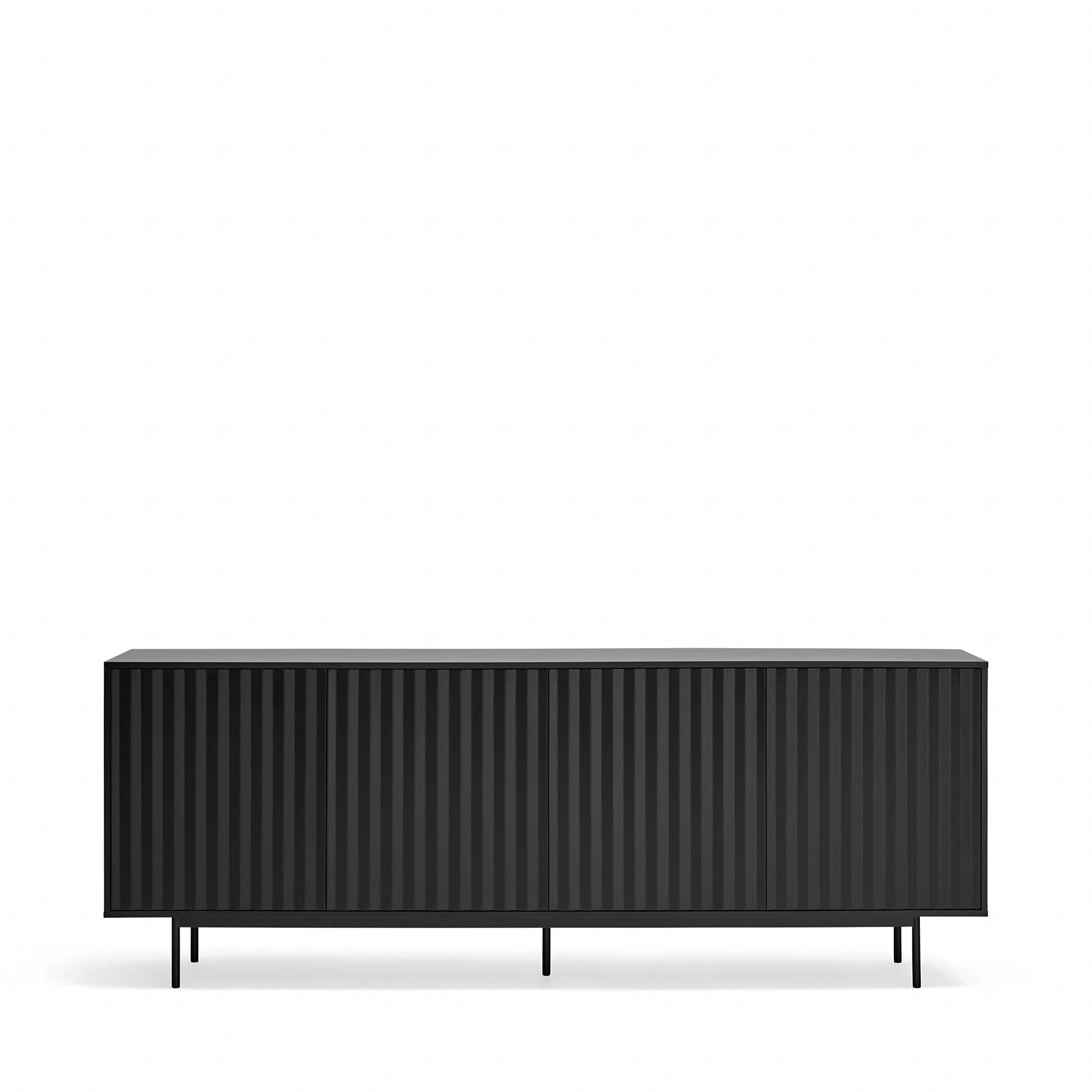 Sideboard Sierra 4D/3Inner Drawer Black