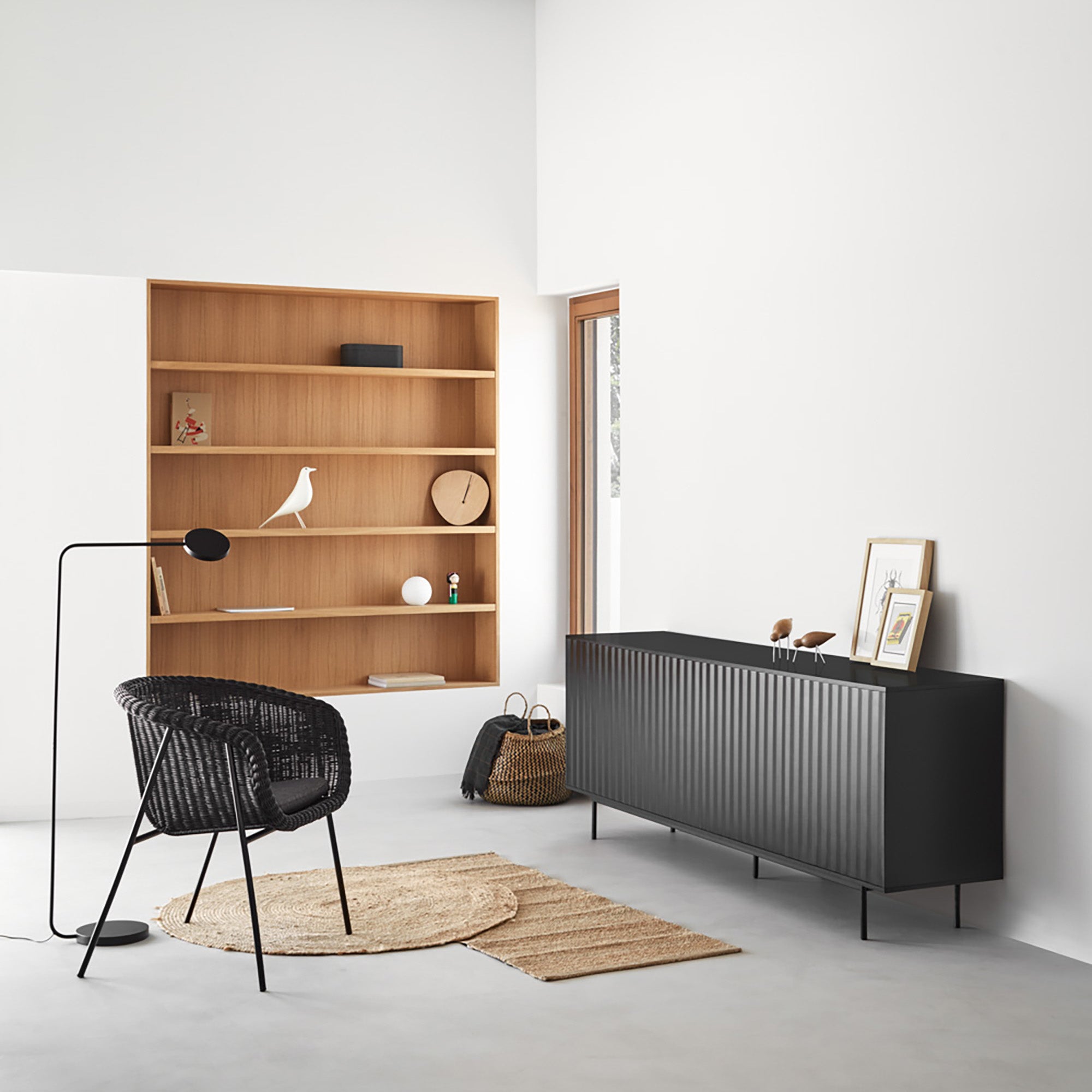 Sideboard Sierra 4D/3Inner Drawer Black