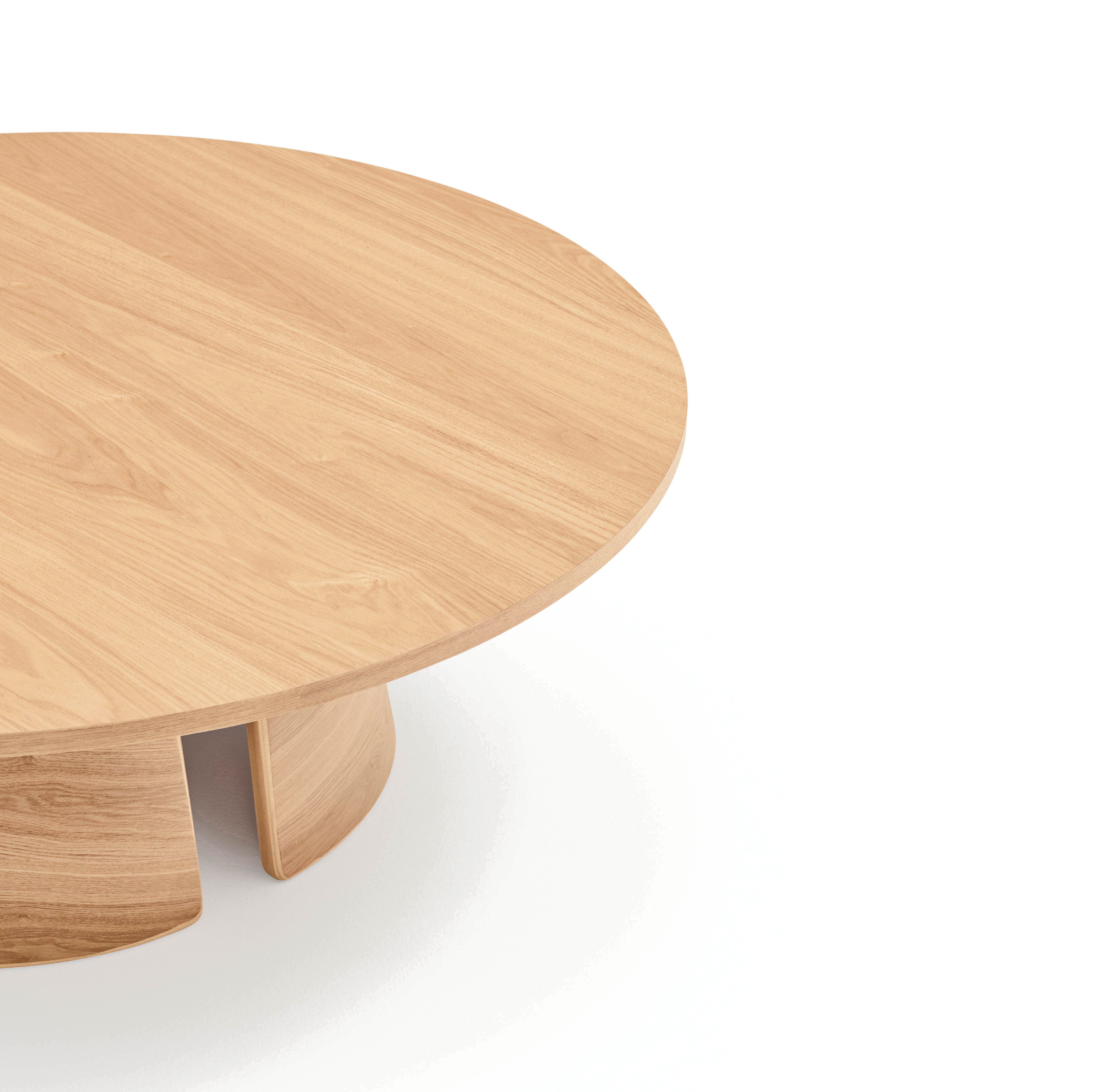 Round Coffee Table Cep 110Cm Natural