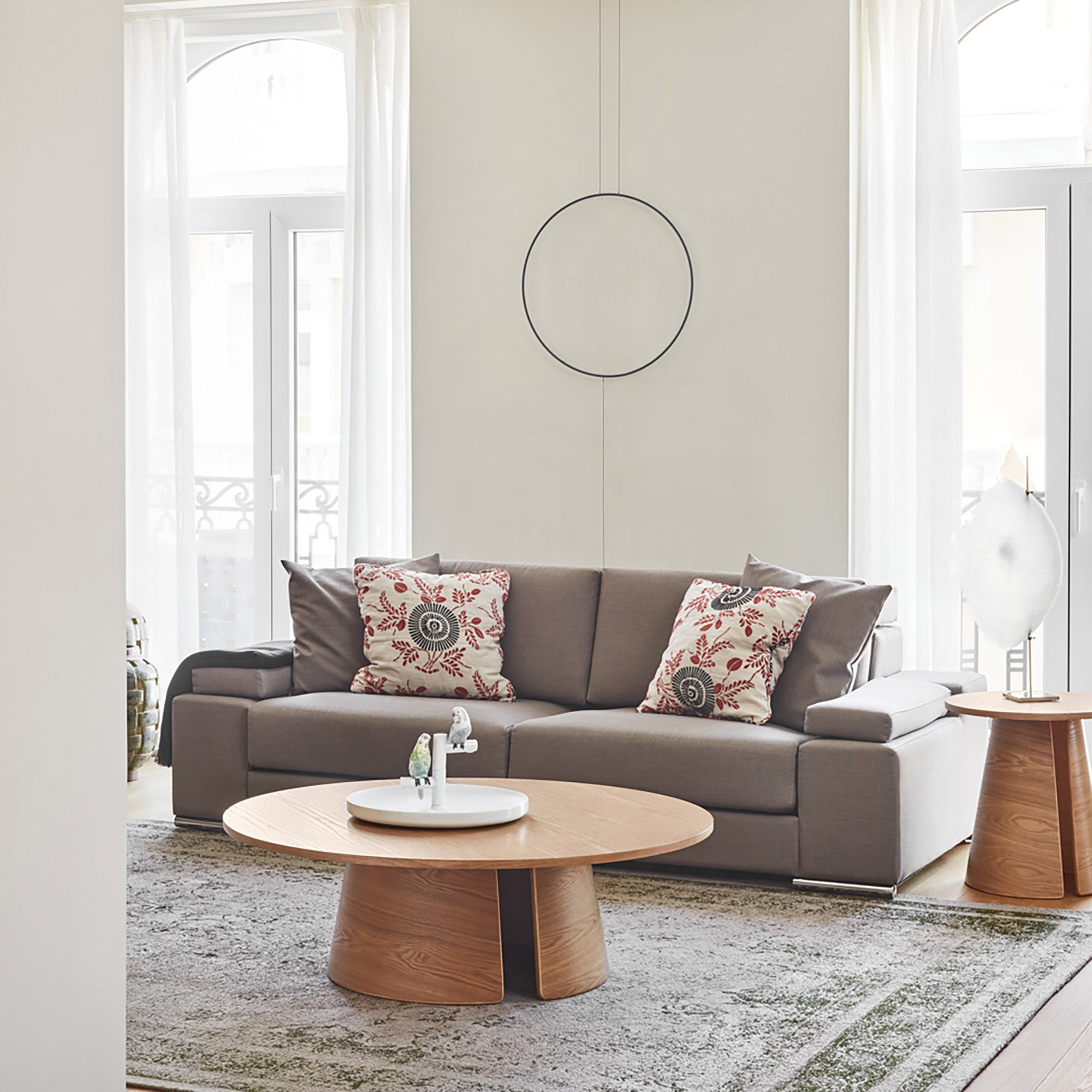 Round Coffee Table Cep 110Cm Natural