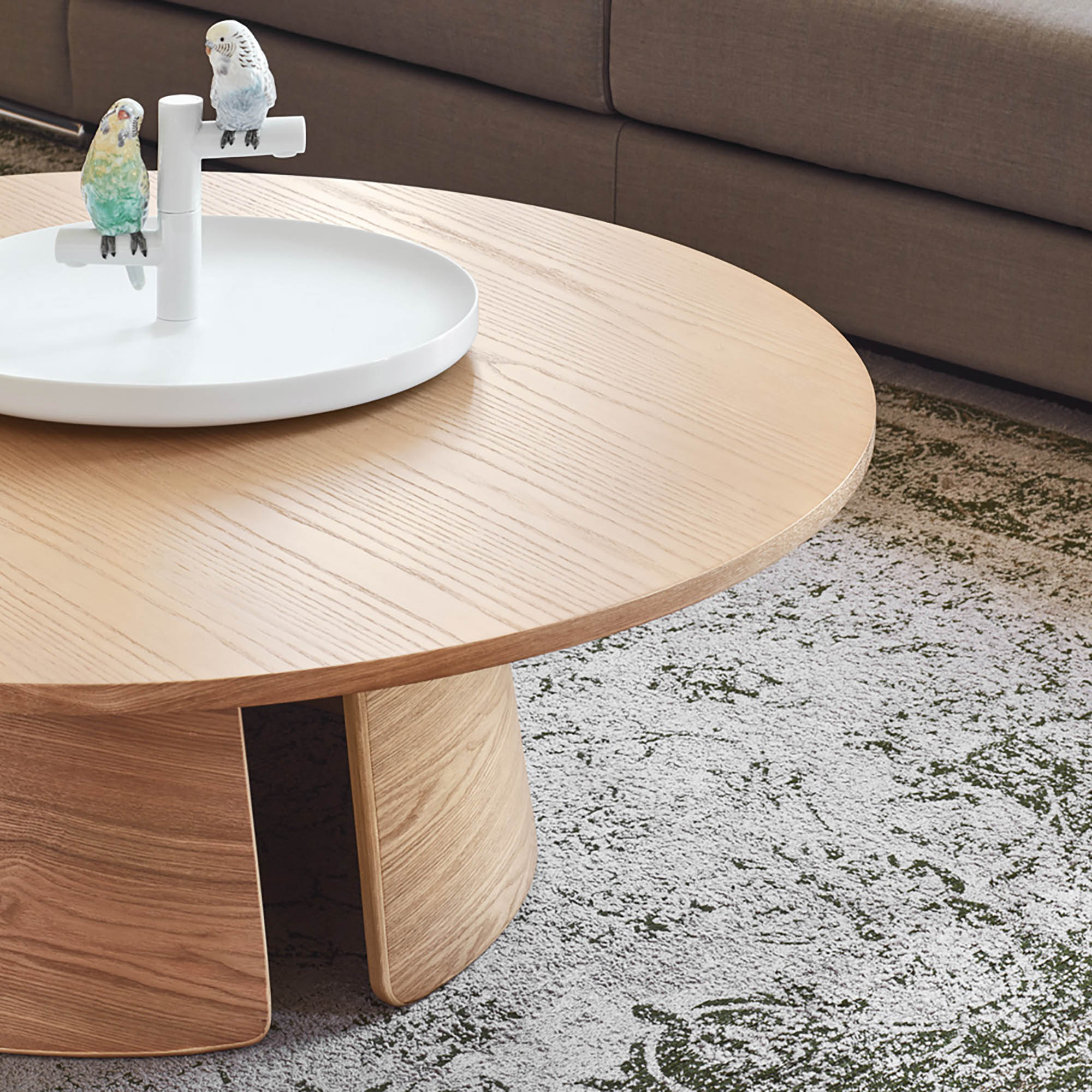 Round Coffee Table Cep 110Cm Natural