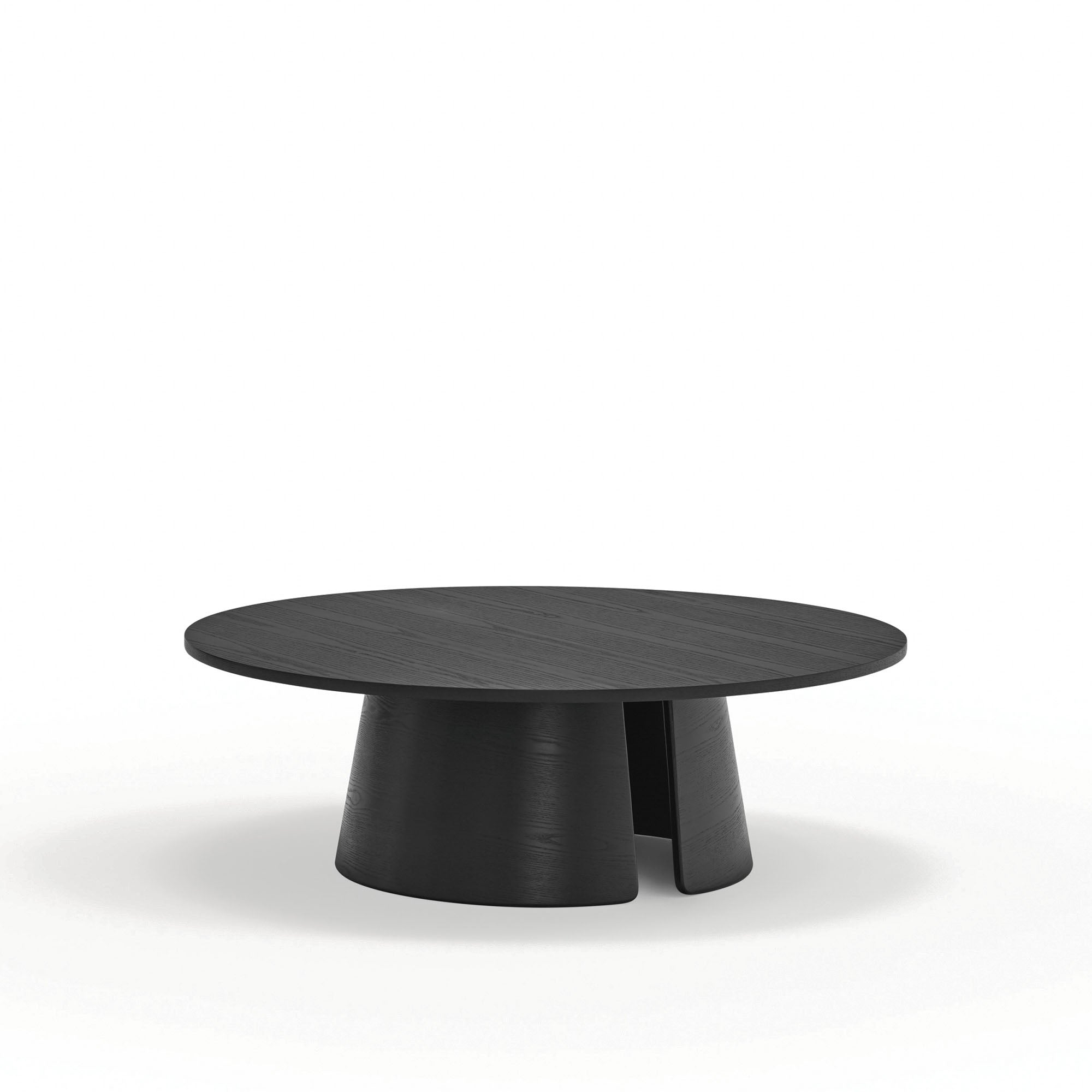 Round Coffee Table Cep 110Cm Black