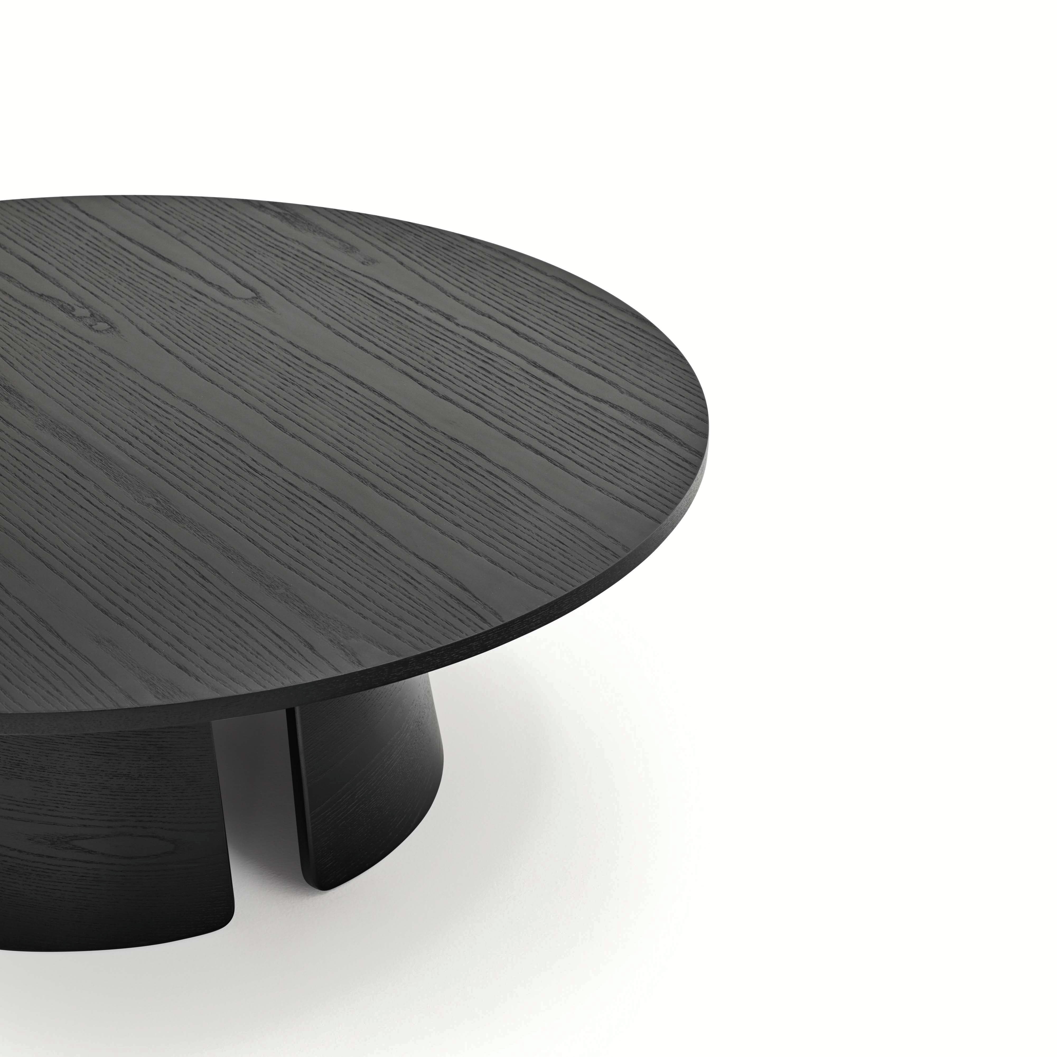 Round Coffee Table Cep 110Cm Black