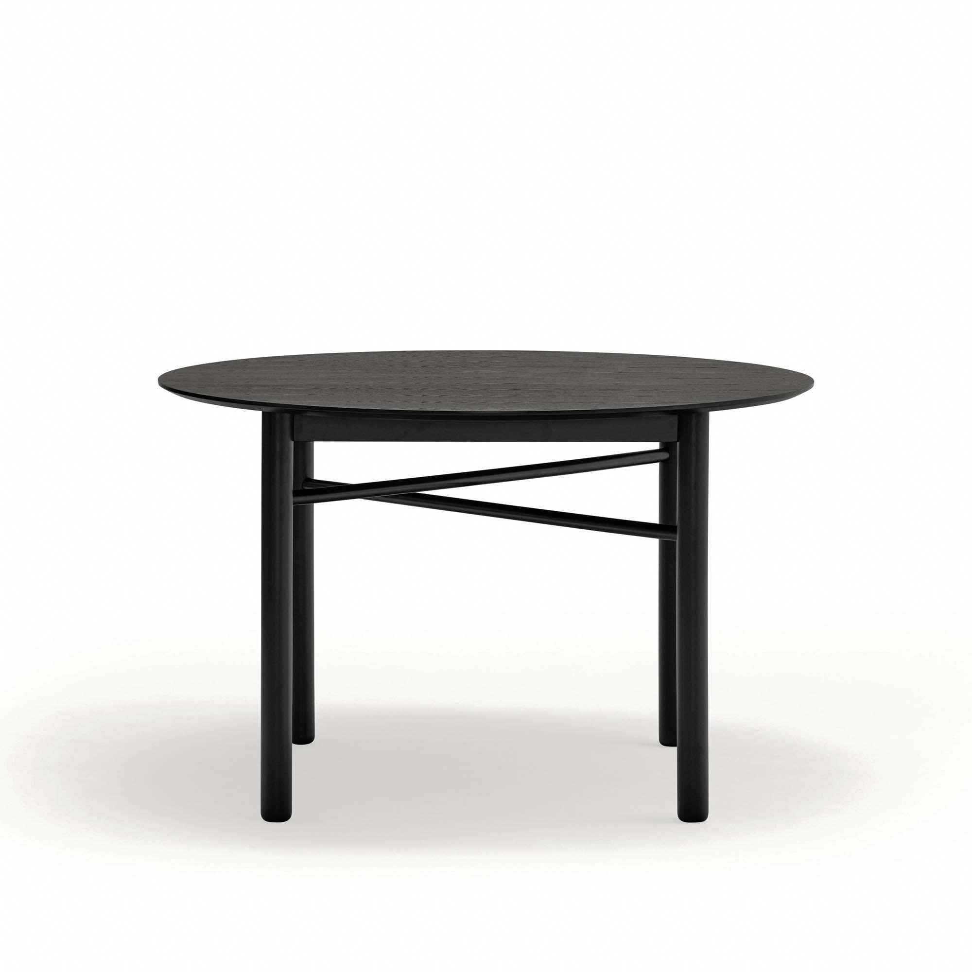 Round Table Junco 120Cm Black