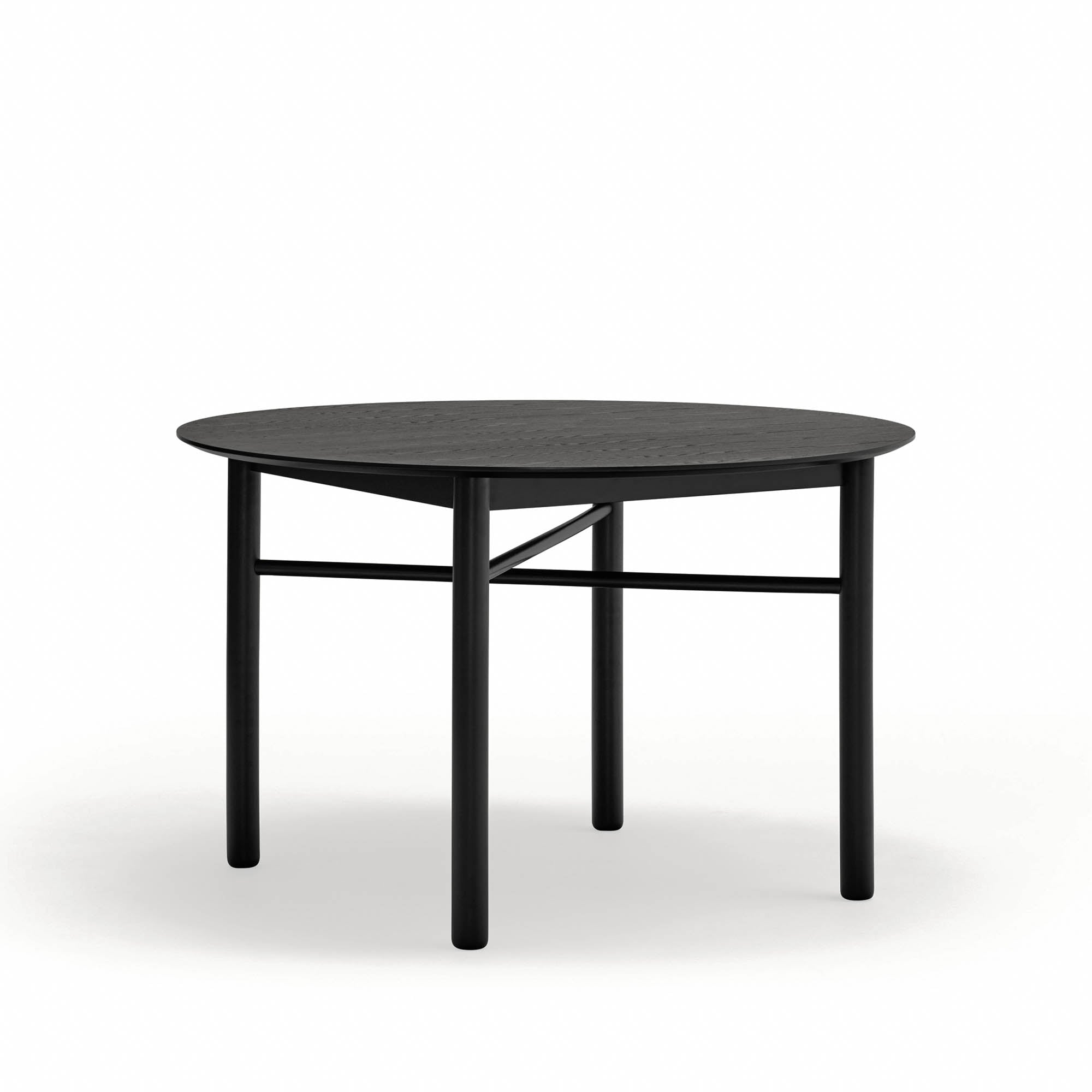 Round Table Junco 120Cm Black