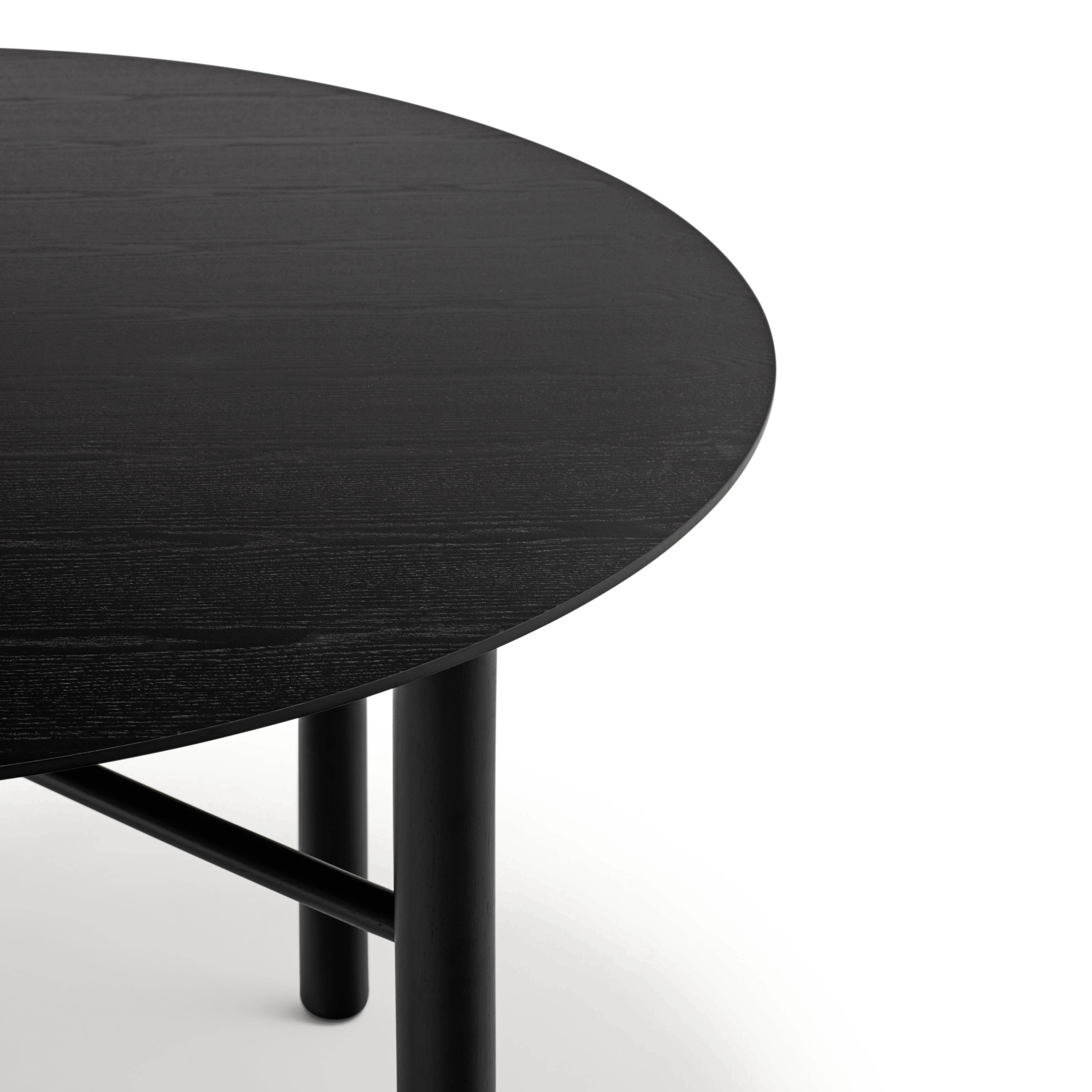 Round Table Junco 120Cm Black
