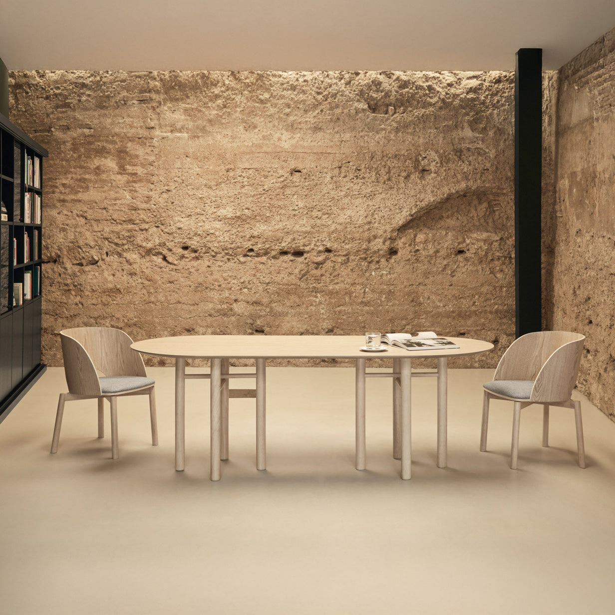 Oval Table Junco 200X100 Light Natural