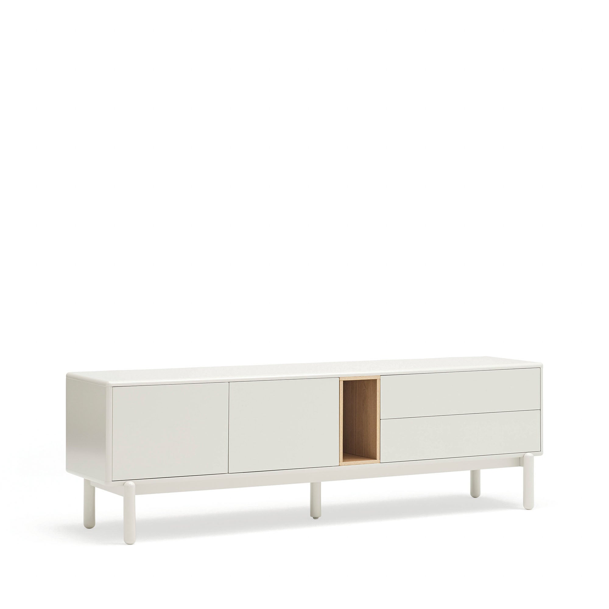 Tv Cabinet Corvo 2D2Dr1H 180Cm Cream