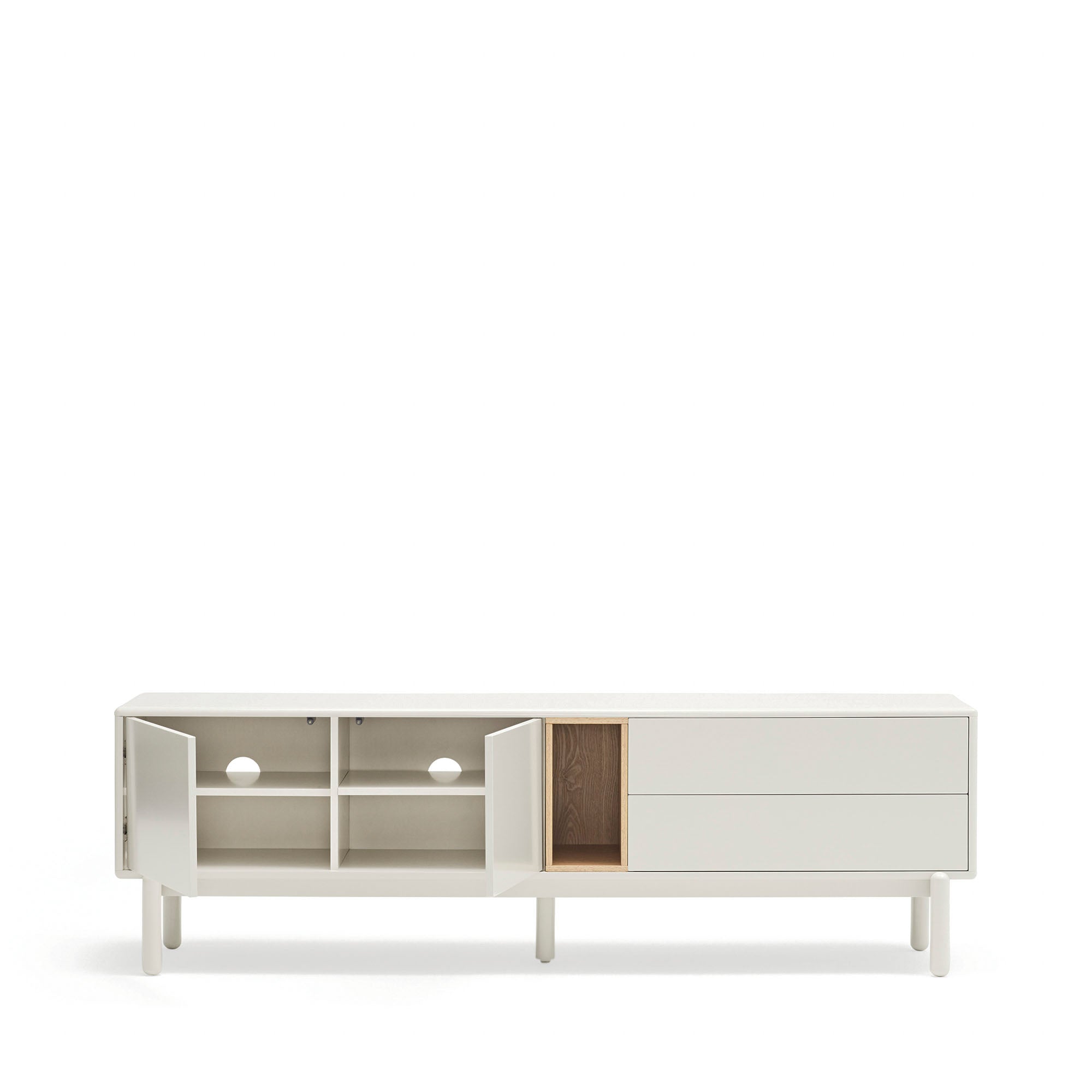 Tv Cabinet Corvo 2D2Dr1H 180Cm Cream