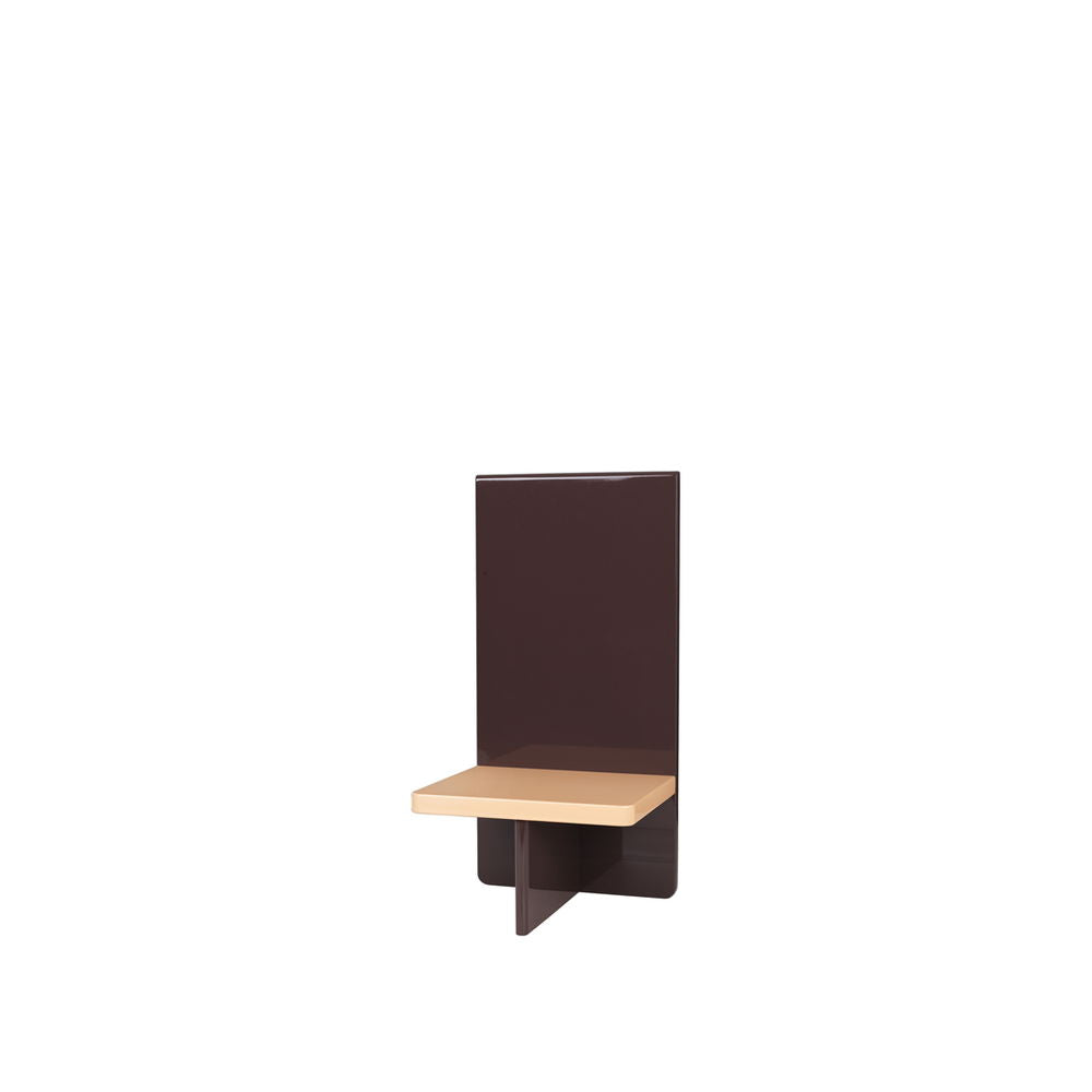 Vegg Wall Shelf - Natural Wood Flatpack with Suspension Rail