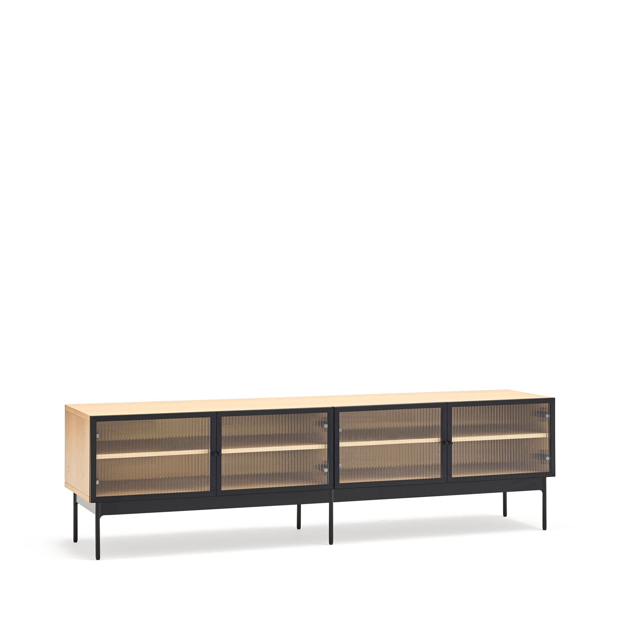 Tv Cabinet Blur 4D 180 Cm Oak