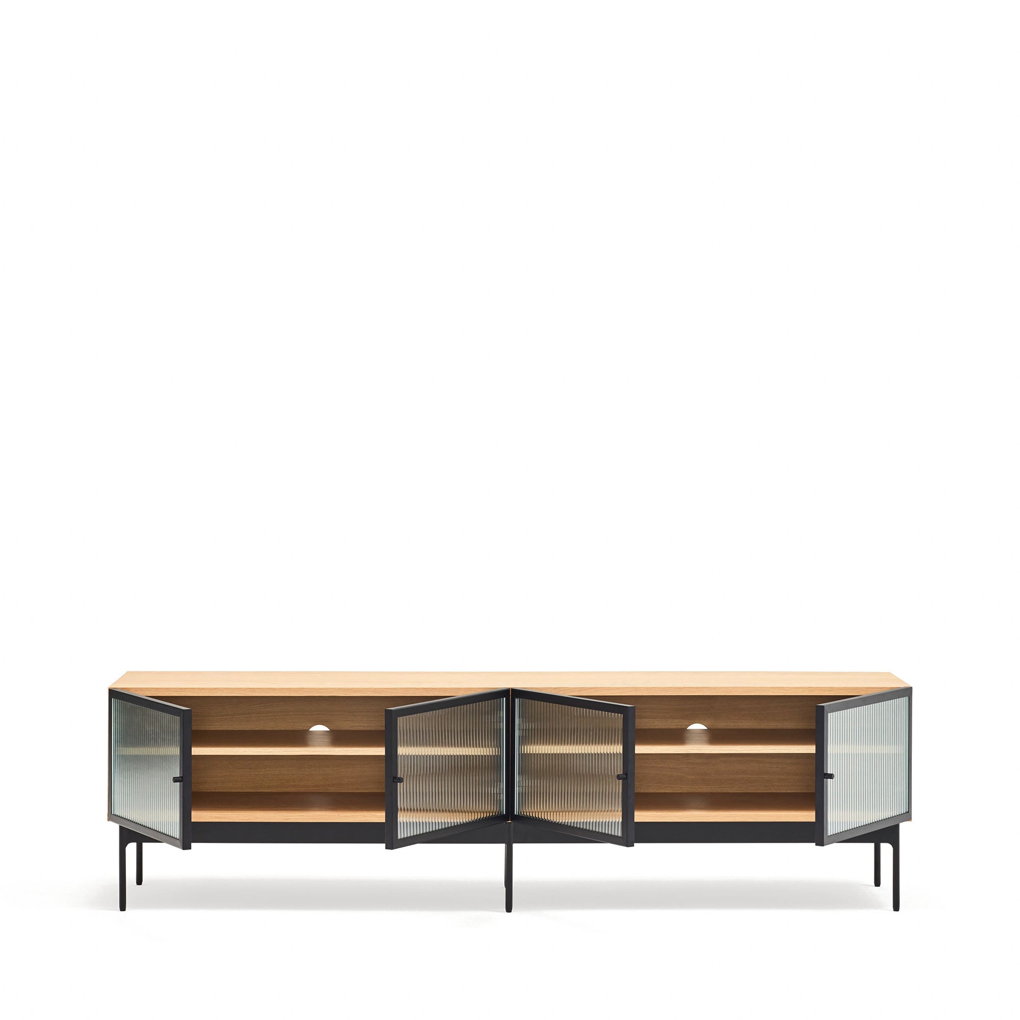 Tv Cabinet Blur 4D 180 Cm Oak