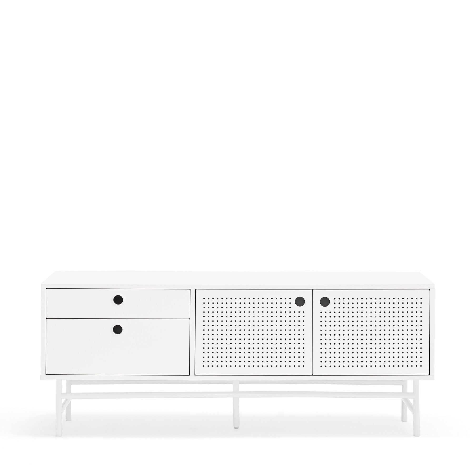 PUNTO TV Cabinet 140cm in White by Teulat