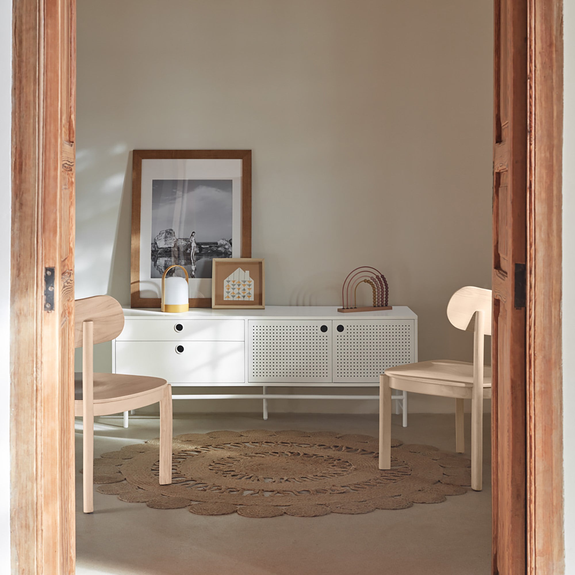 PUNTO TV Cabinet 140cm in White by Teulat