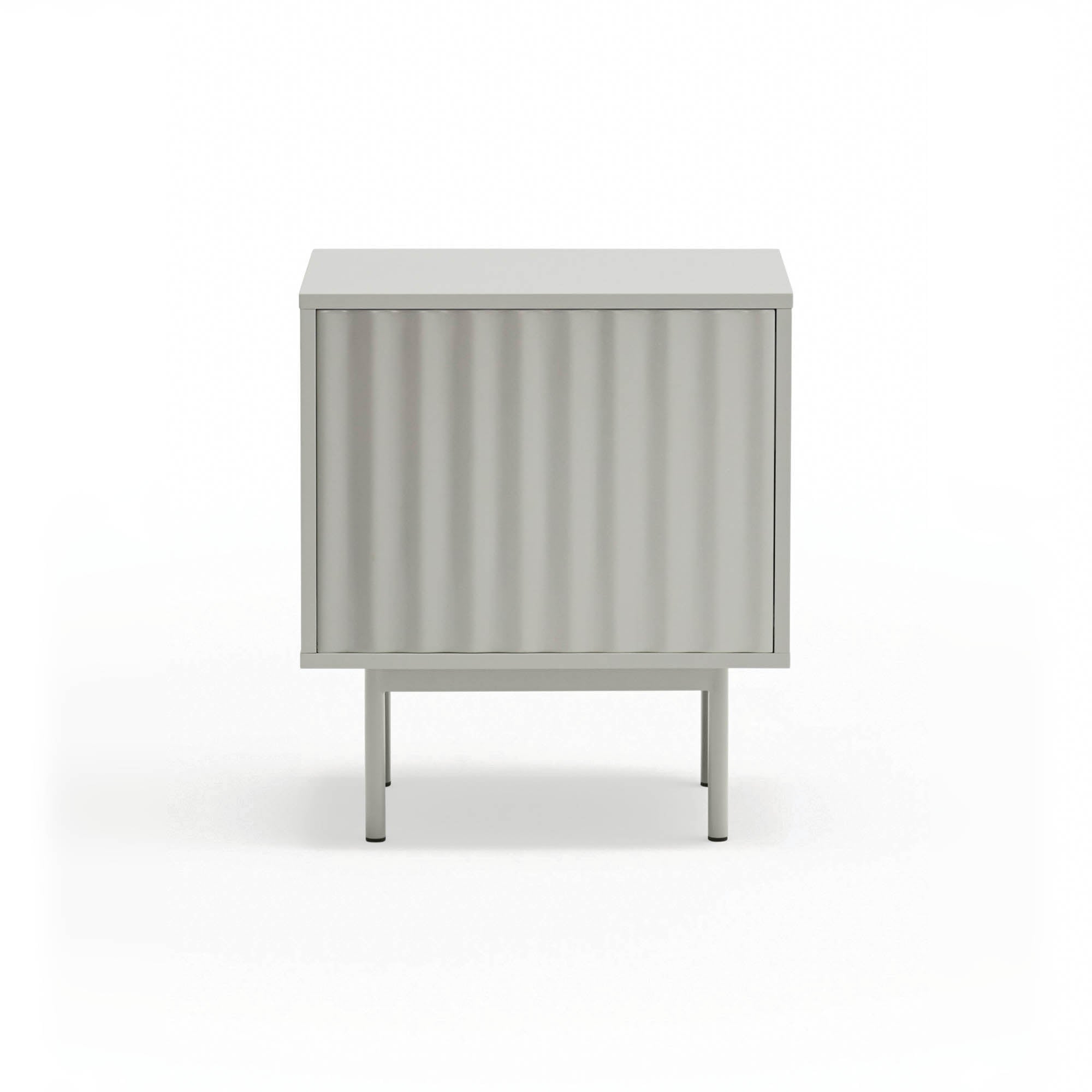Bedside Table Sierra 1 Front, 2 Inner Drawers Ligh