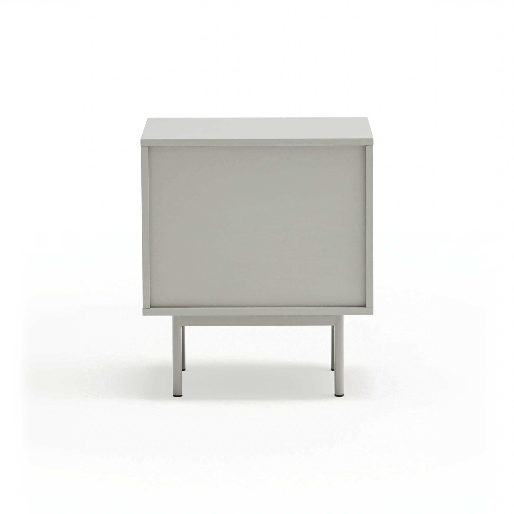 Bedside Table Sierra 1 Front, 2 Inner Drawers Ligh
