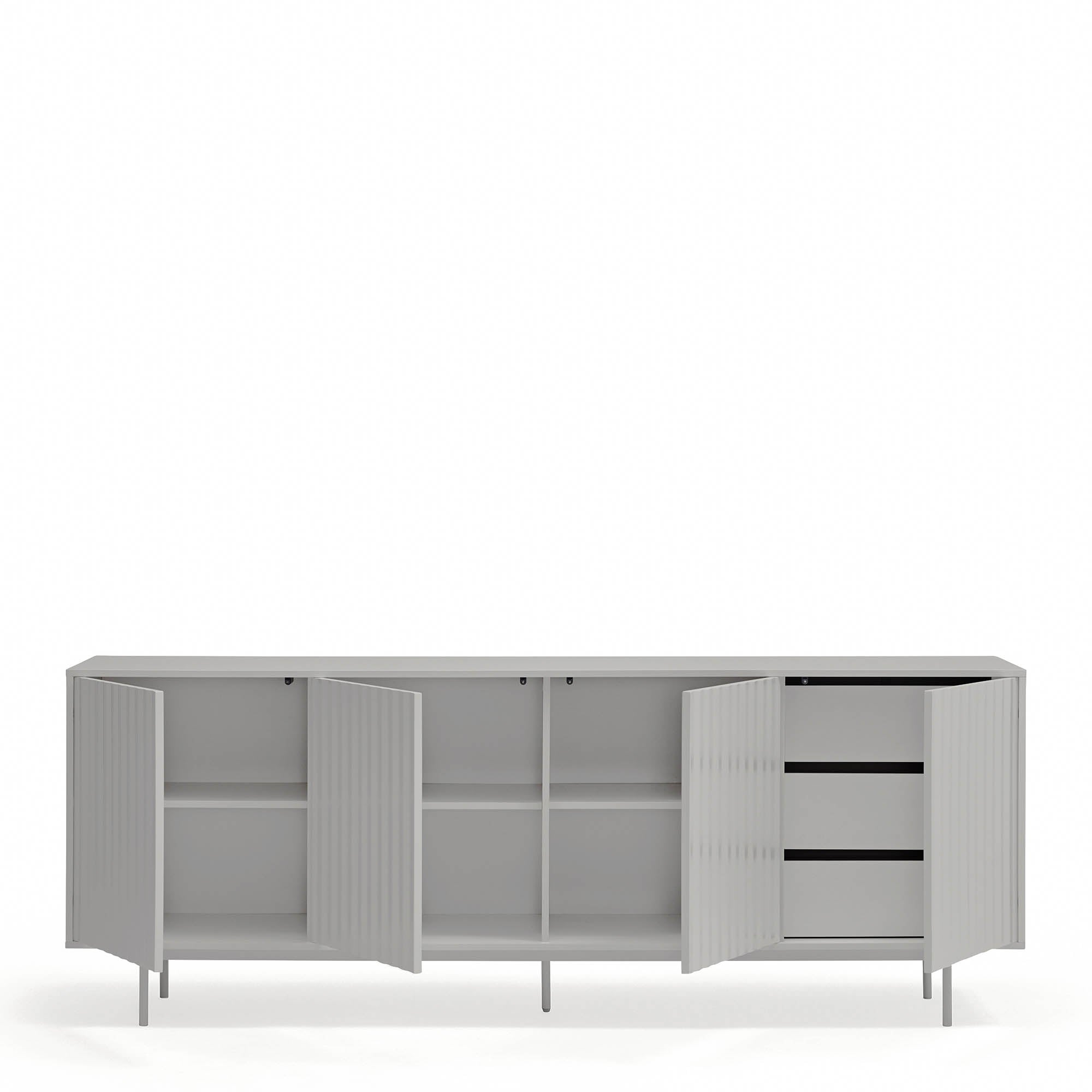 Sideboard Sierra 4D/3Inner Drawer Light Grey