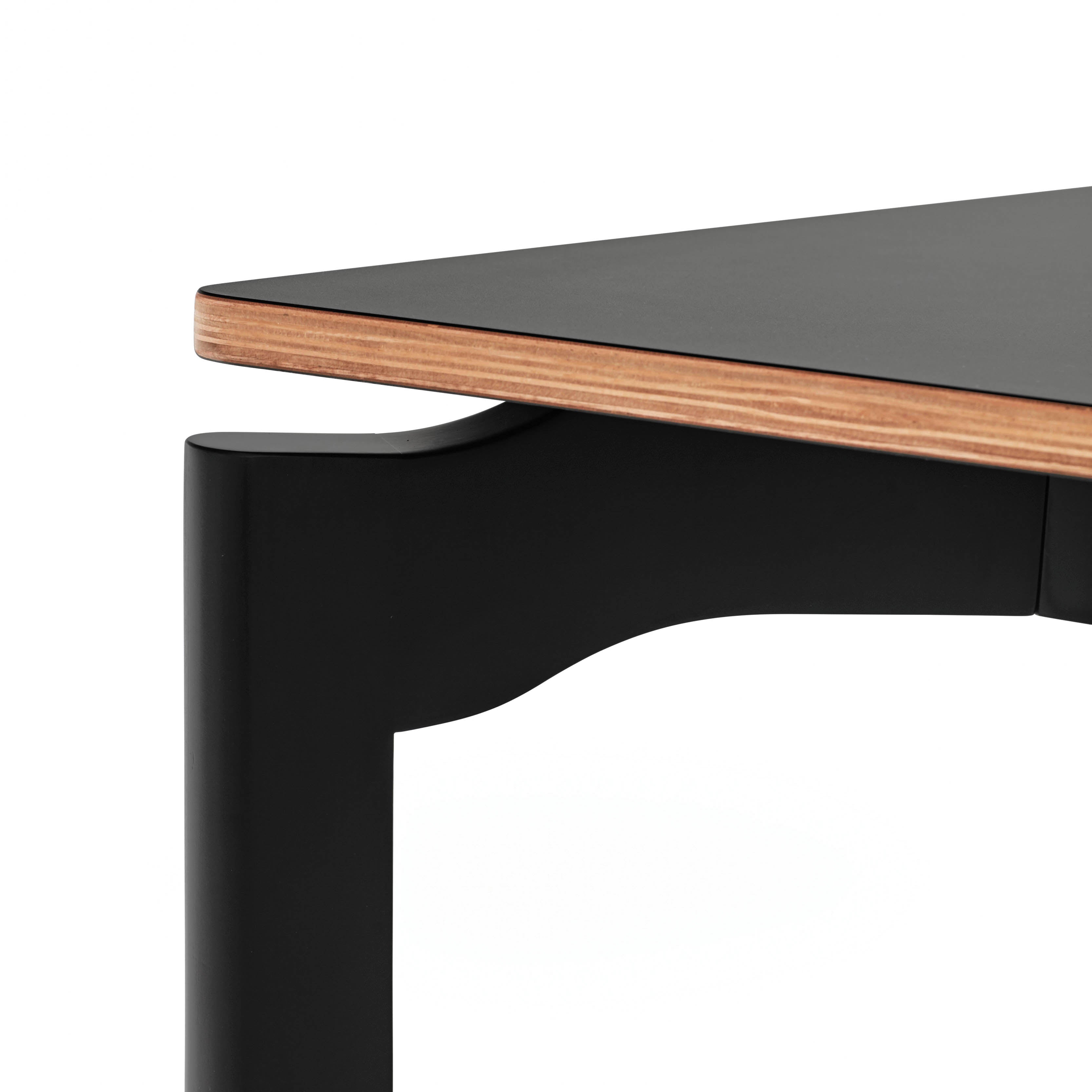 Rect. Table Nicola 140Cm Black