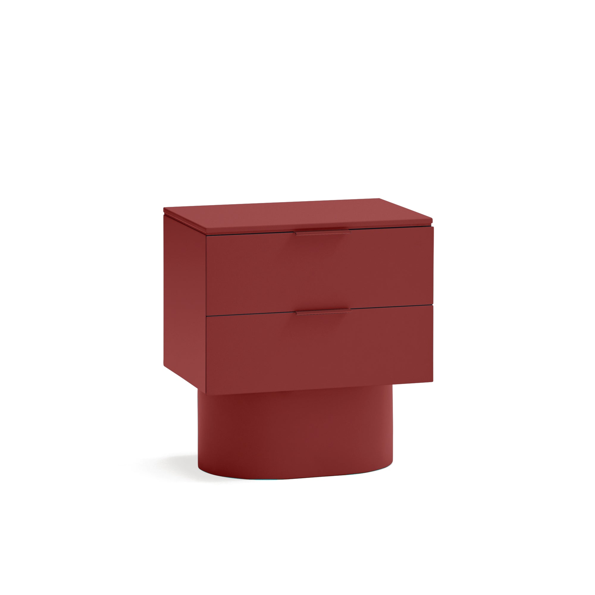 Bedside Table Totem 2Dr Red