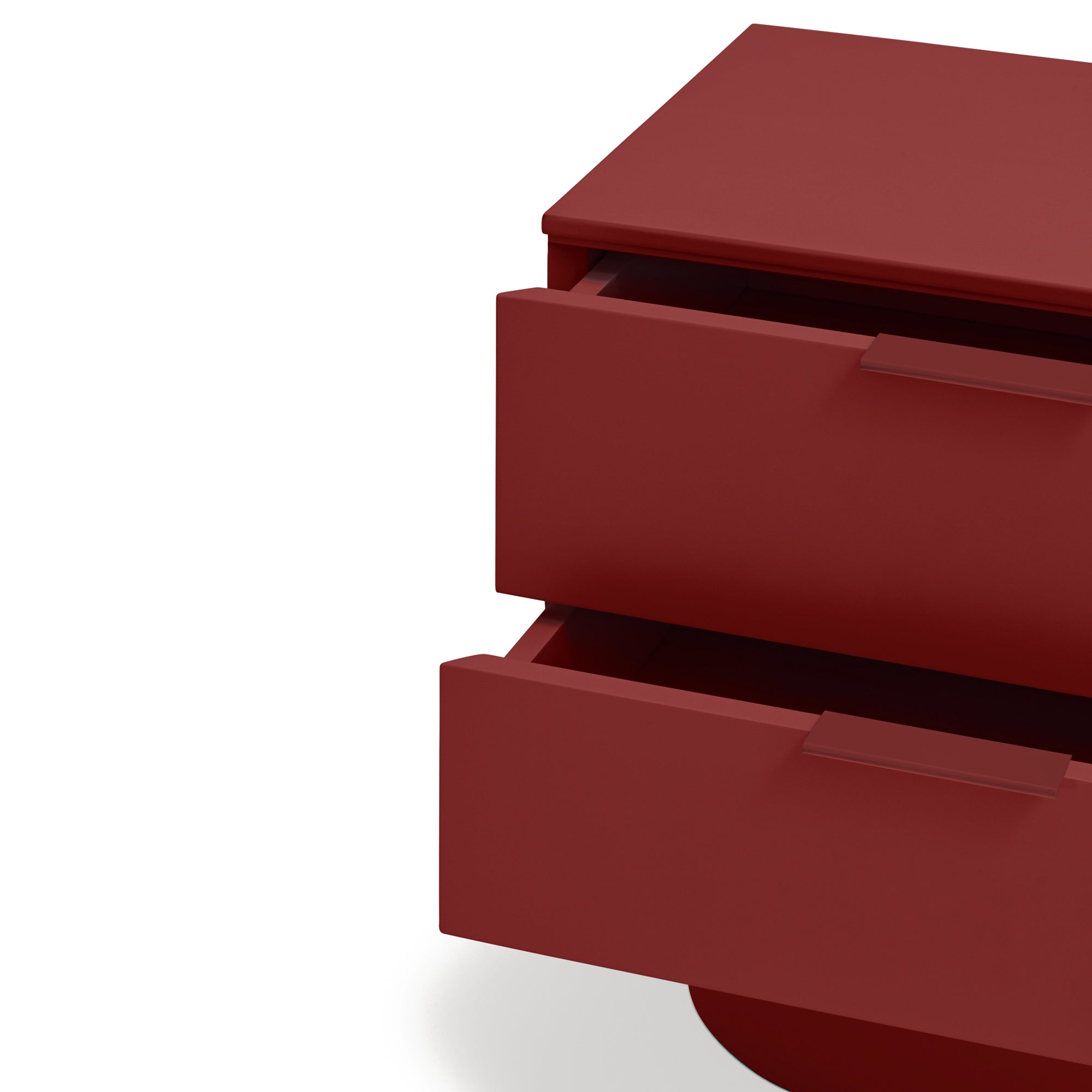 Bedside Table Totem 2Dr Red