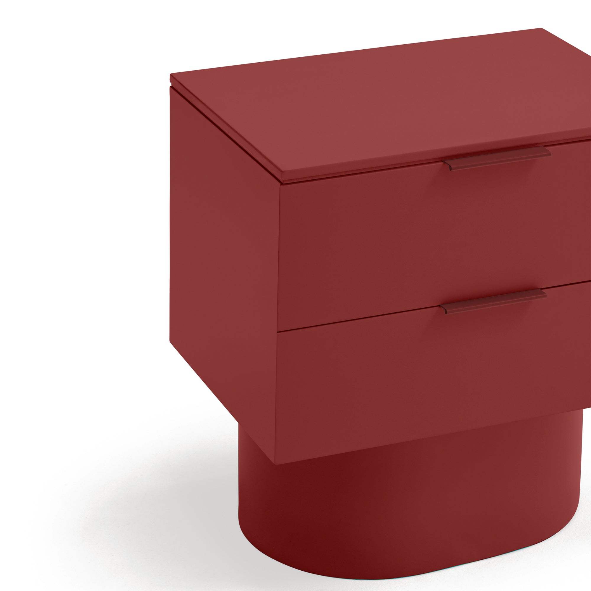 Bedside Table Totem 2Dr Red