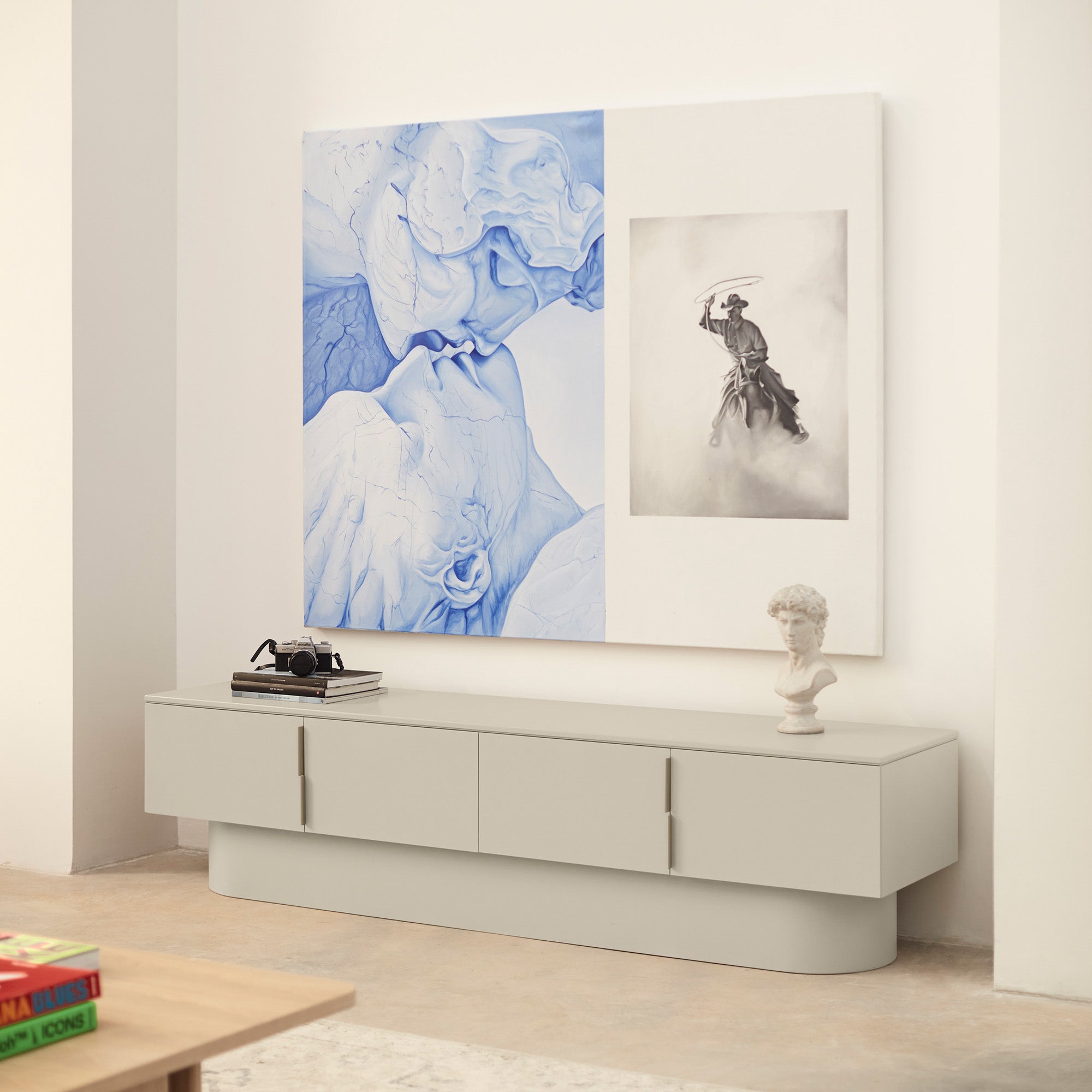Tv Cabinet Totem 4D Sand