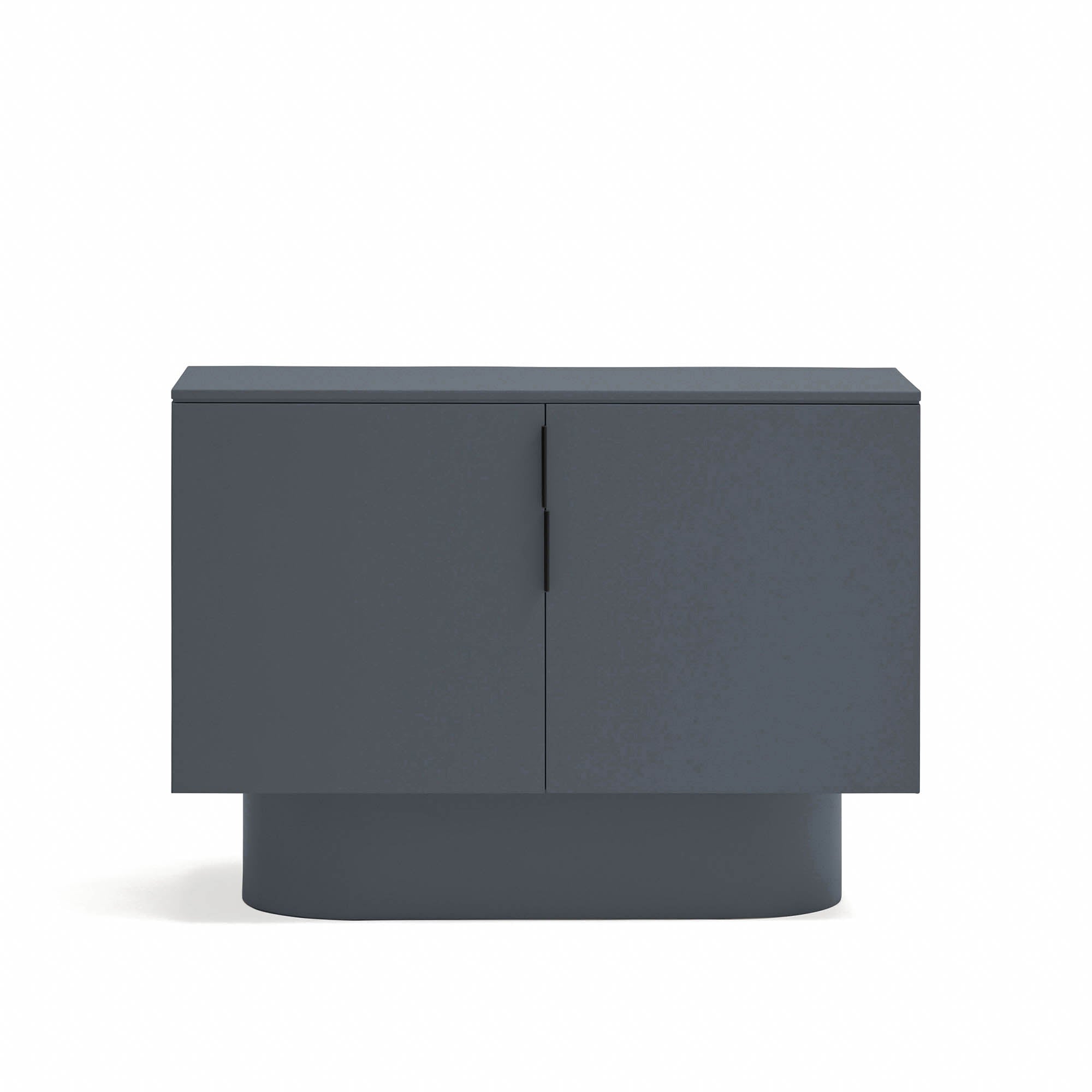 TOTEM Chest of 2 Drawers in Anthracite Grey by Teulat