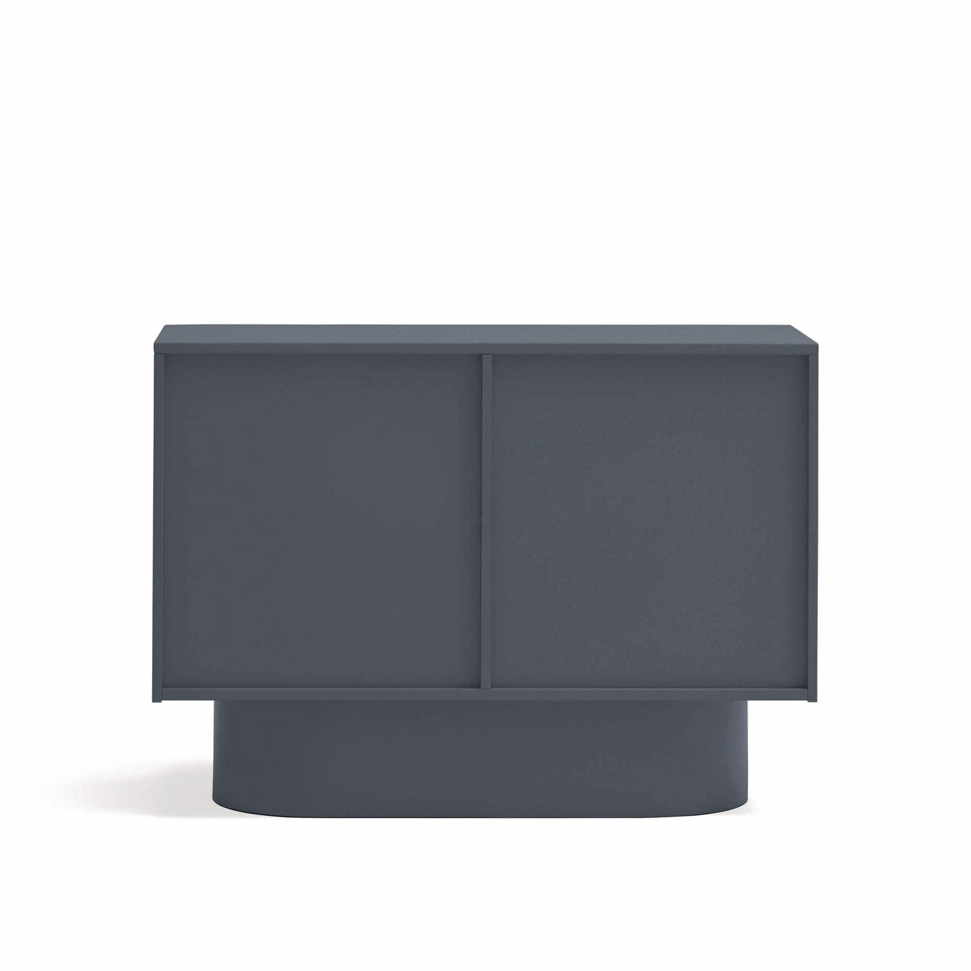 TOTEM Chest of 2 Drawers in Anthracite Grey by Teulat