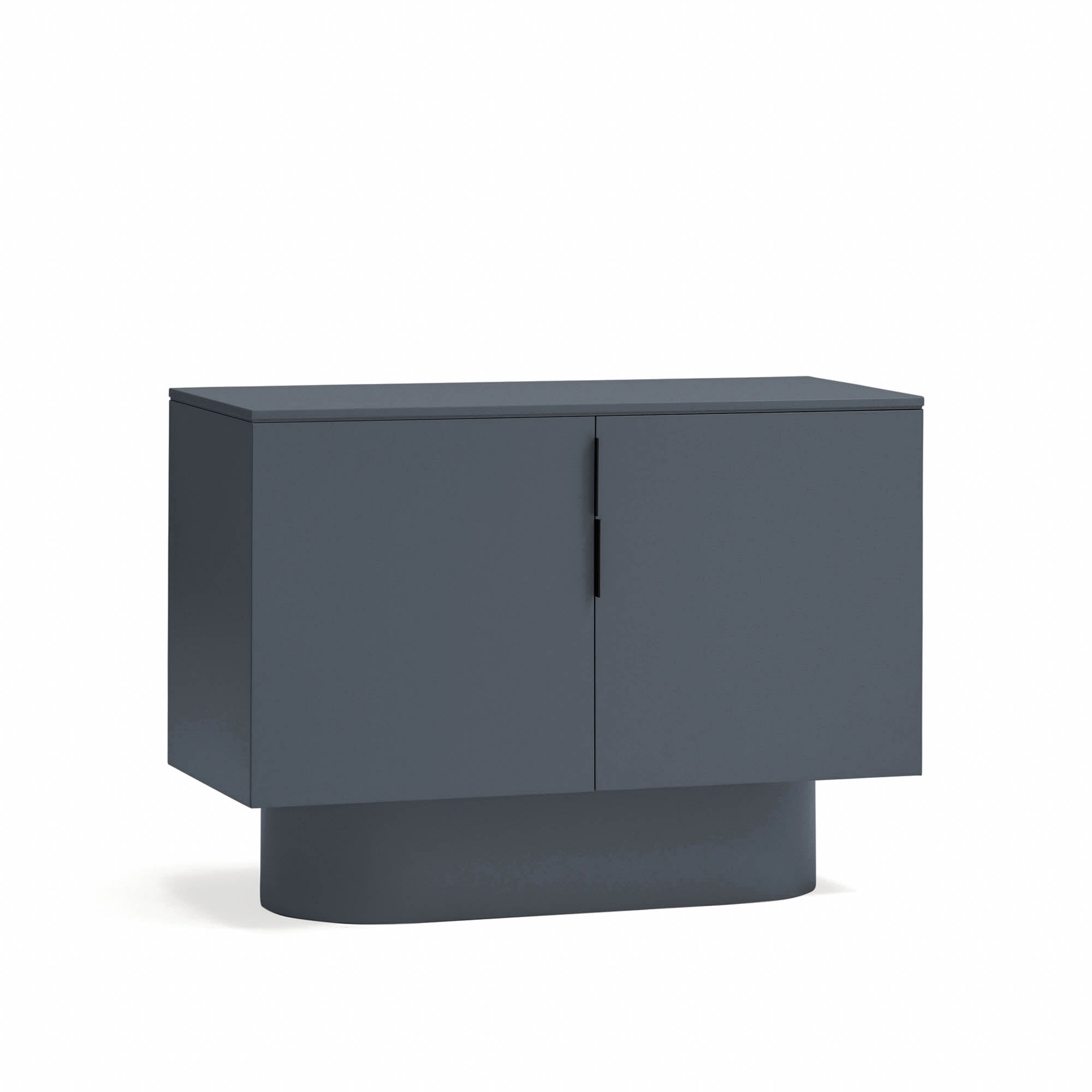 TOTEM Chest of 2 Drawers in Anthracite Grey by Teulat