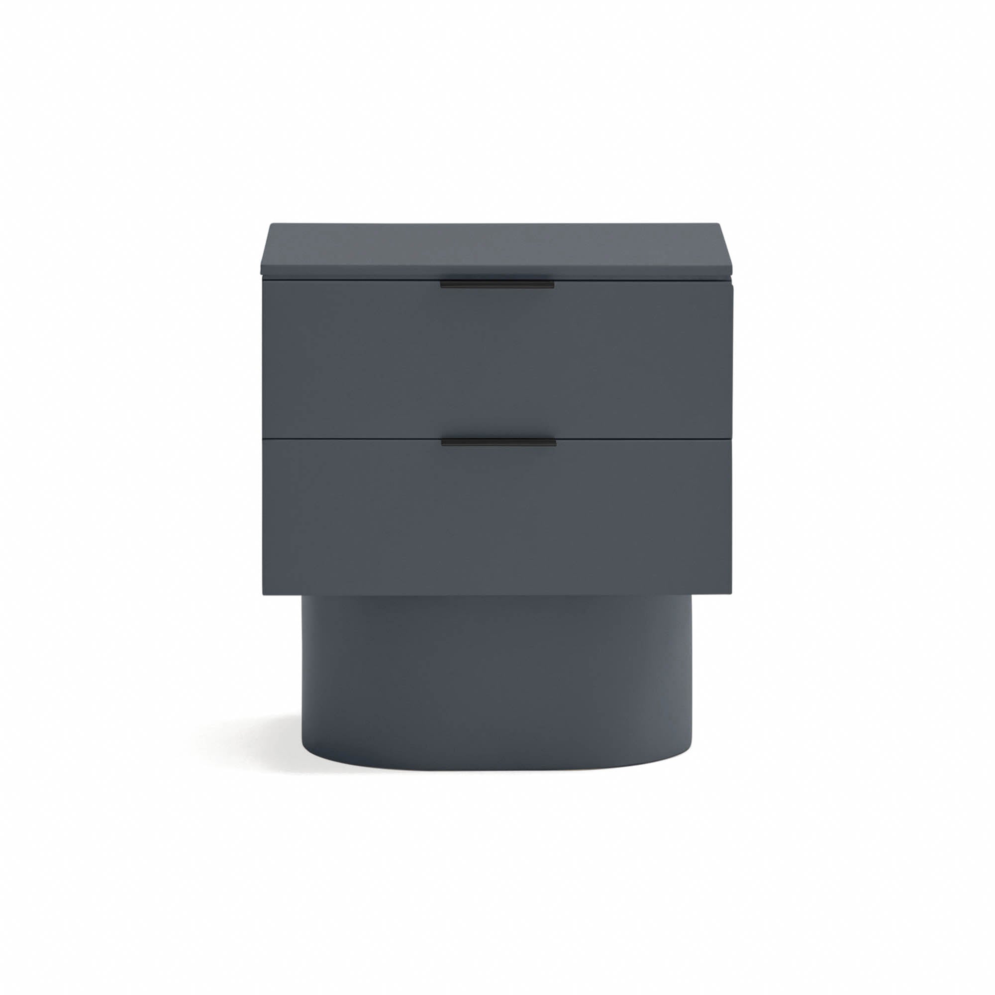 Bedside Table Totem 2Dr Anthracite Gray