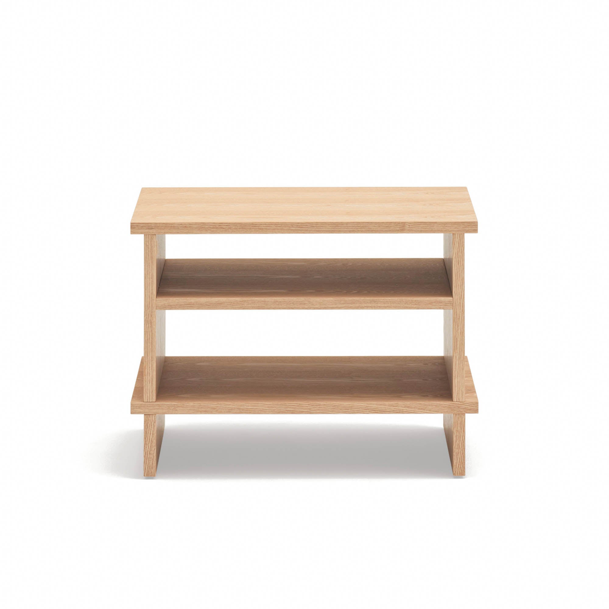 Bedside Table Inari 2 Shelves Oak