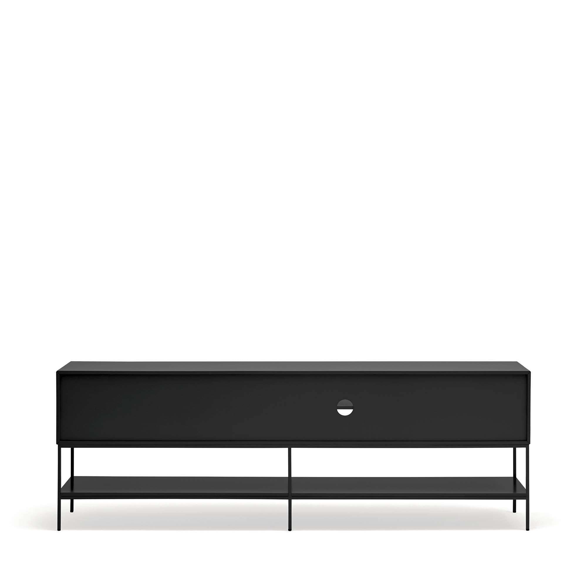 Tv Cabinet Platt 3D2Dr5H 220Cm Black