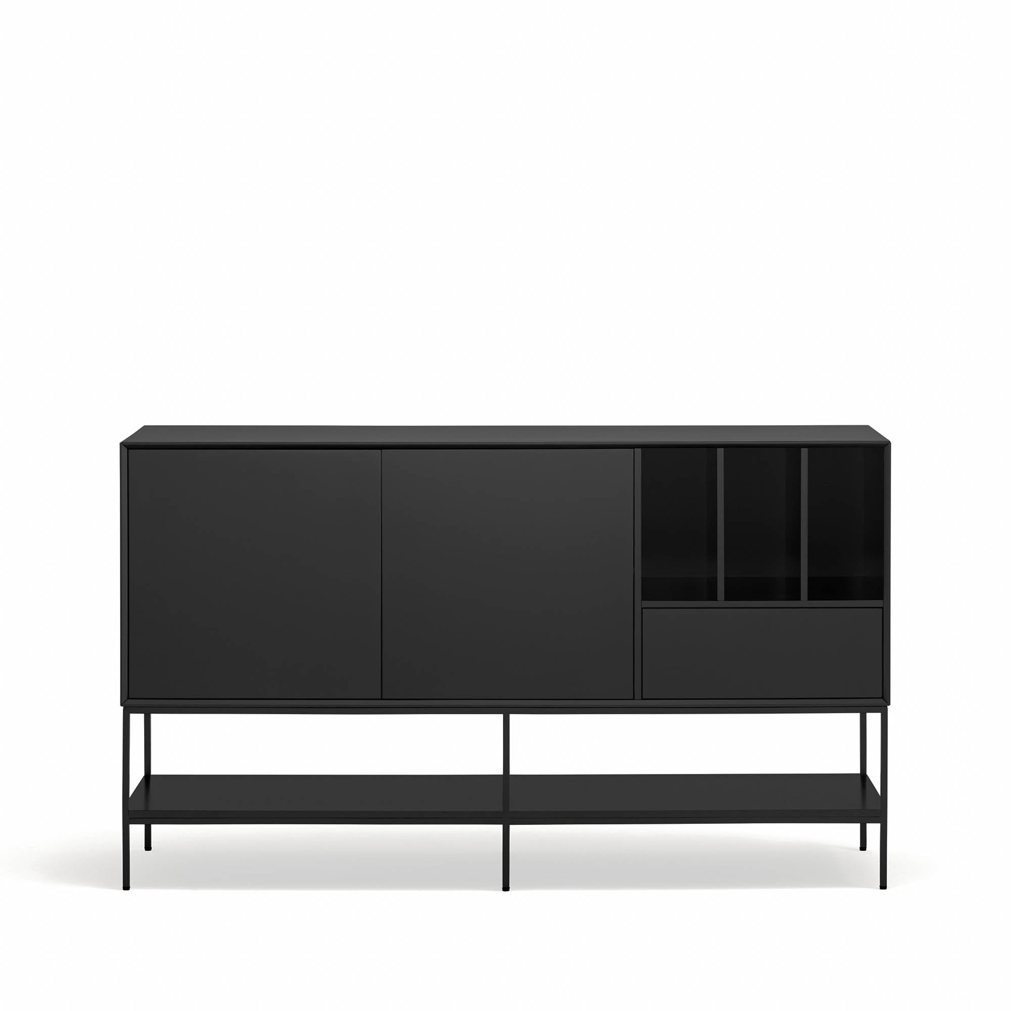 Sideboard Platt 2D1Dr3H 166Cm Black