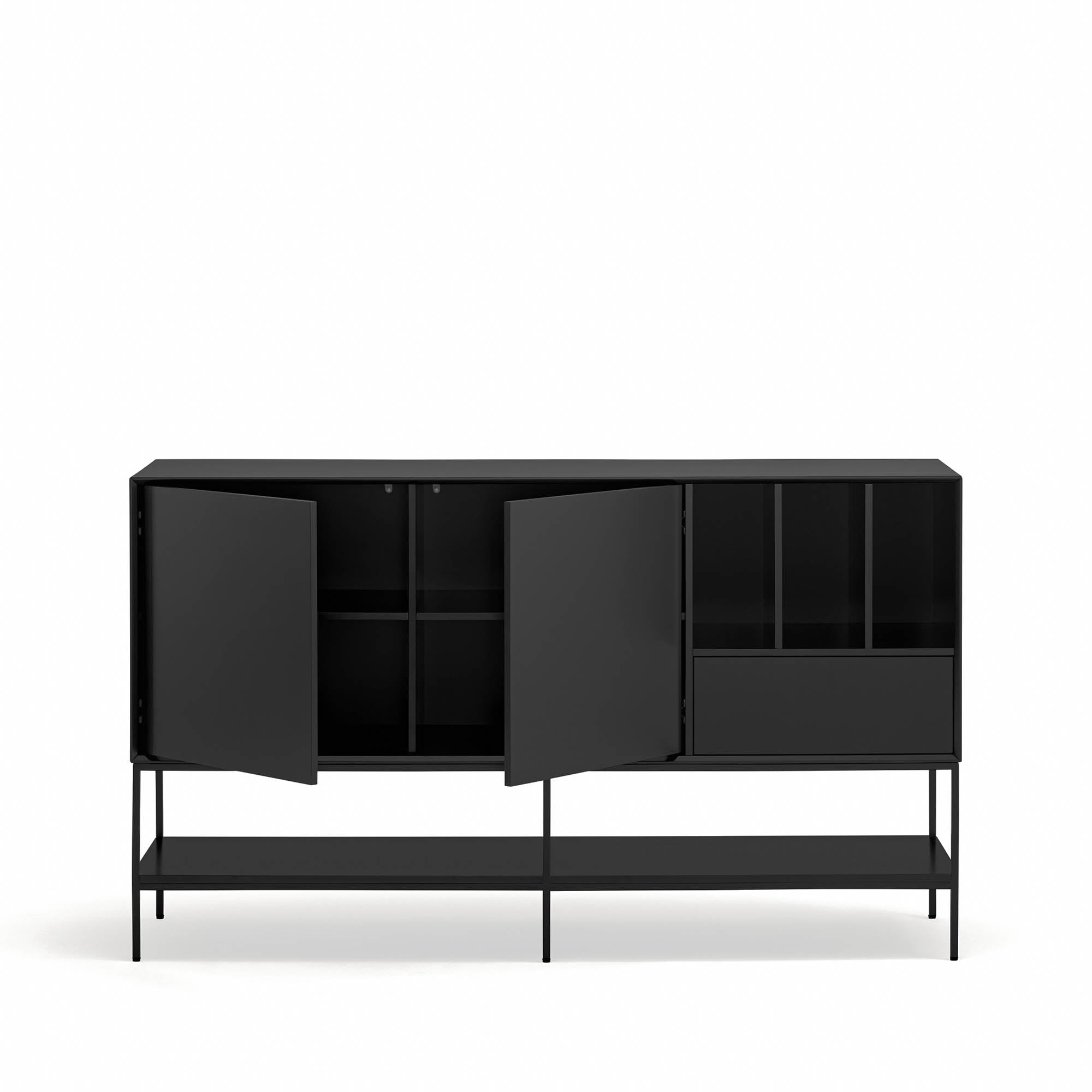 Sideboard Platt 2D1Dr3H 166Cm Black