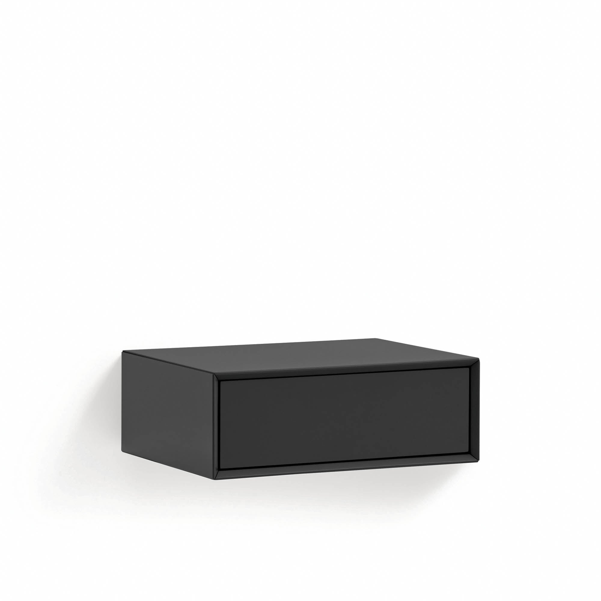 Bedside Table Platt 1Dr Suspended Black