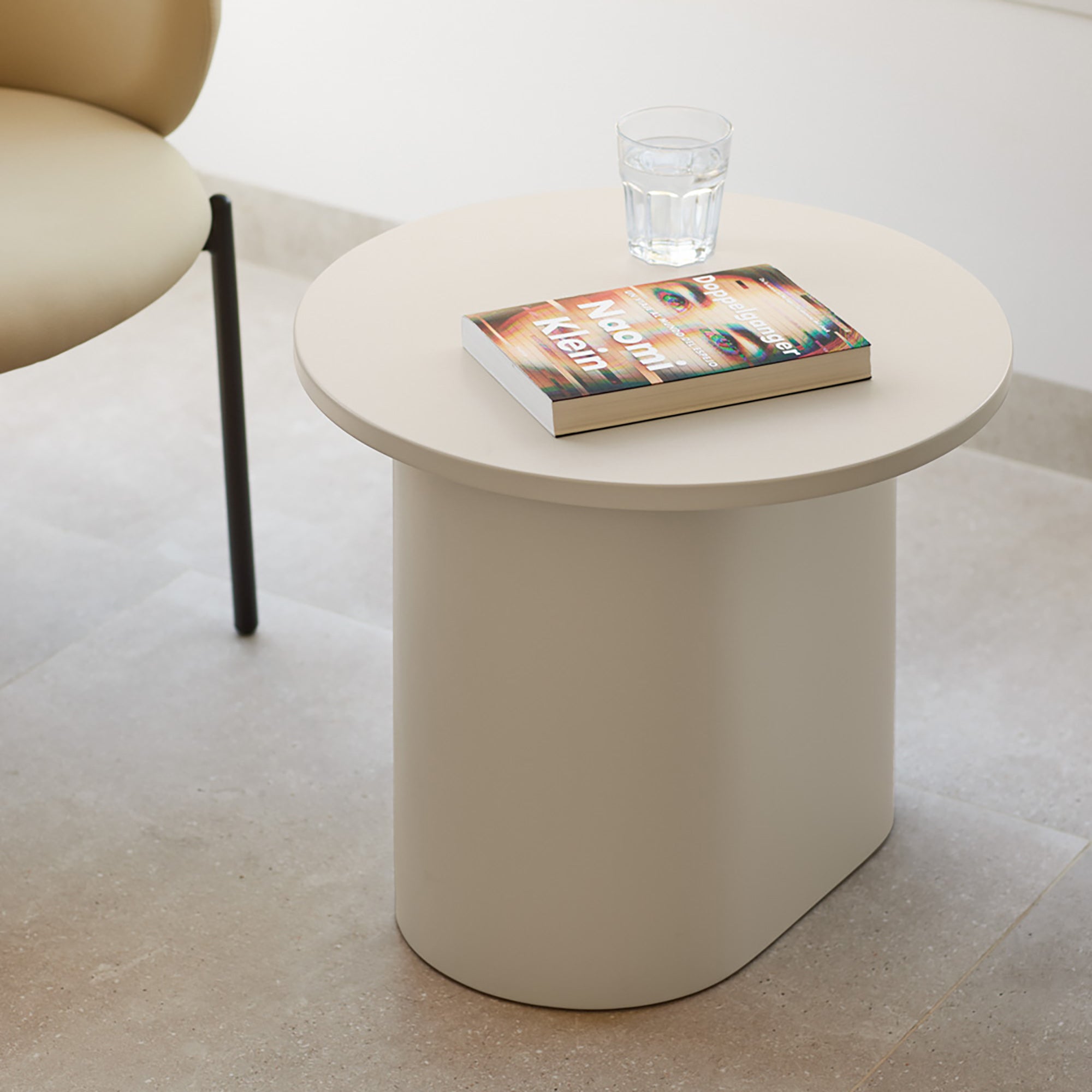 TOTEM Side Table 50cm in Sand by Teulat