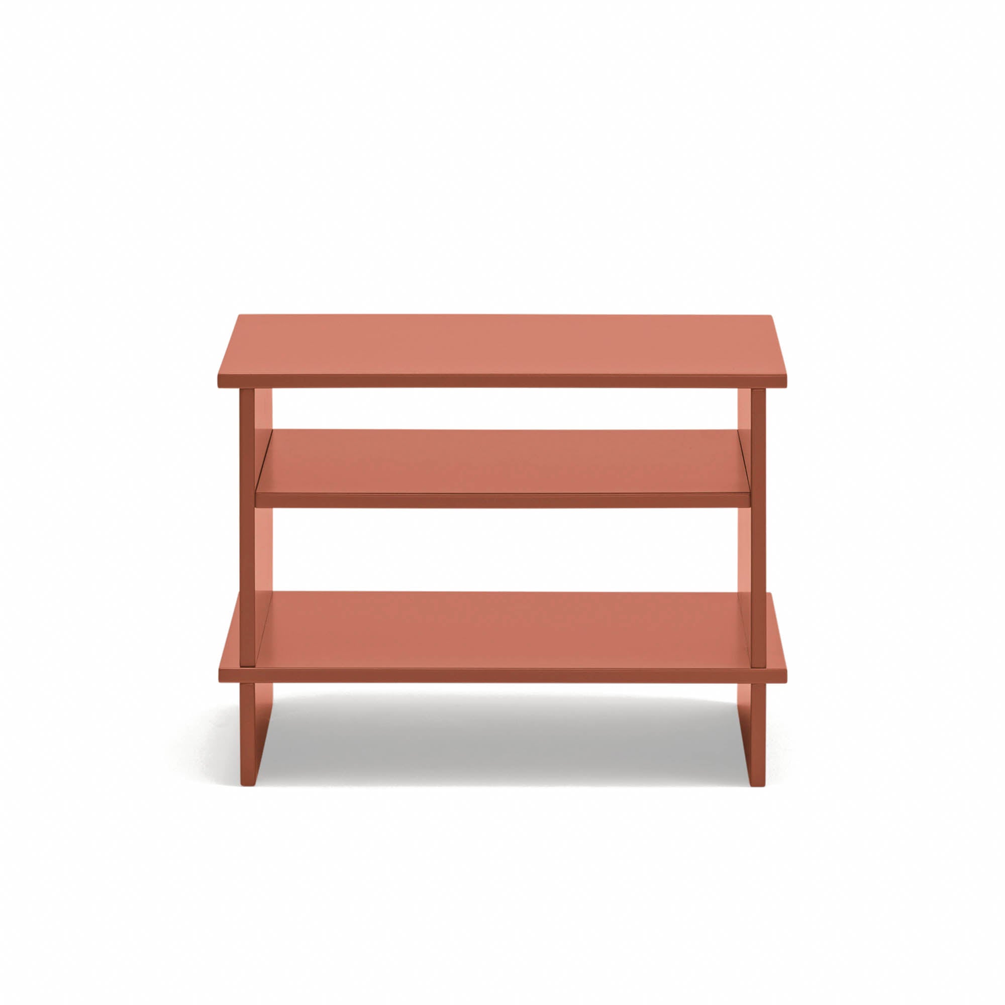 Bedside Table Inari 2 Shelves Brick