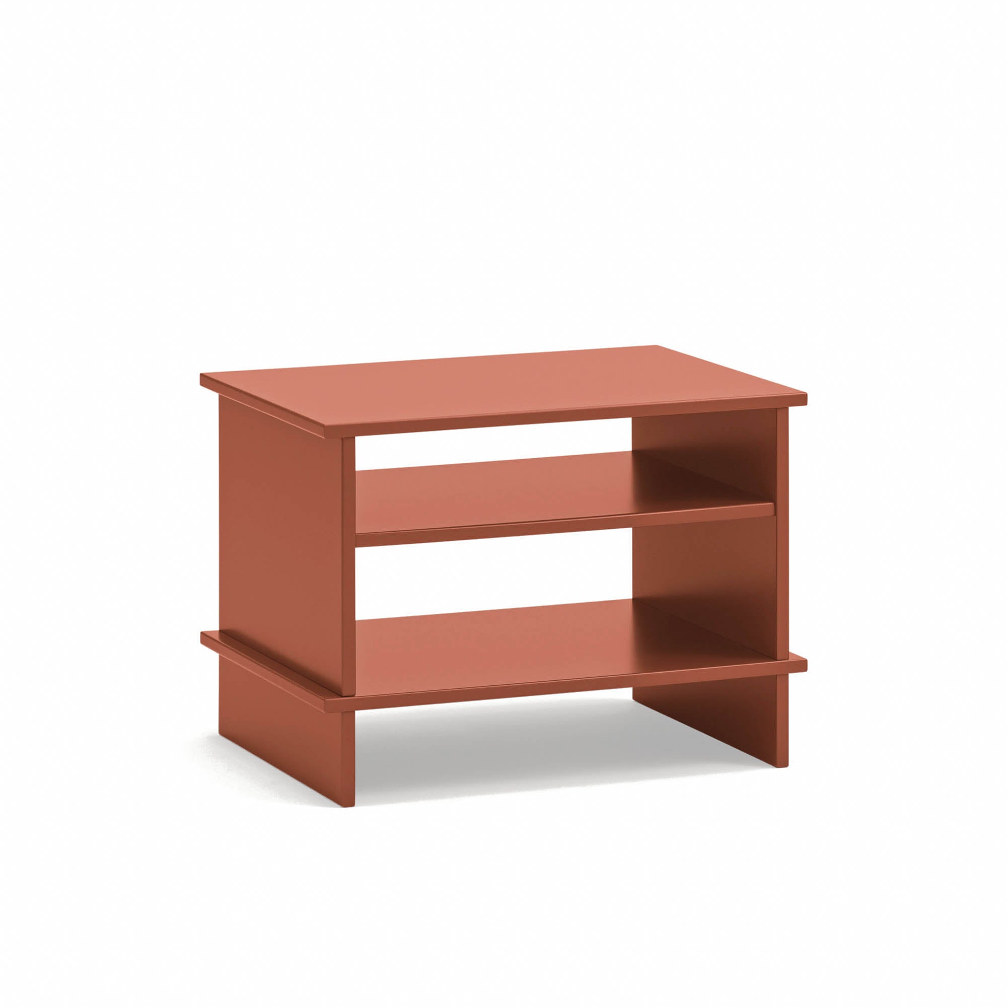 Bedside Table Inari 2 Shelves Brick