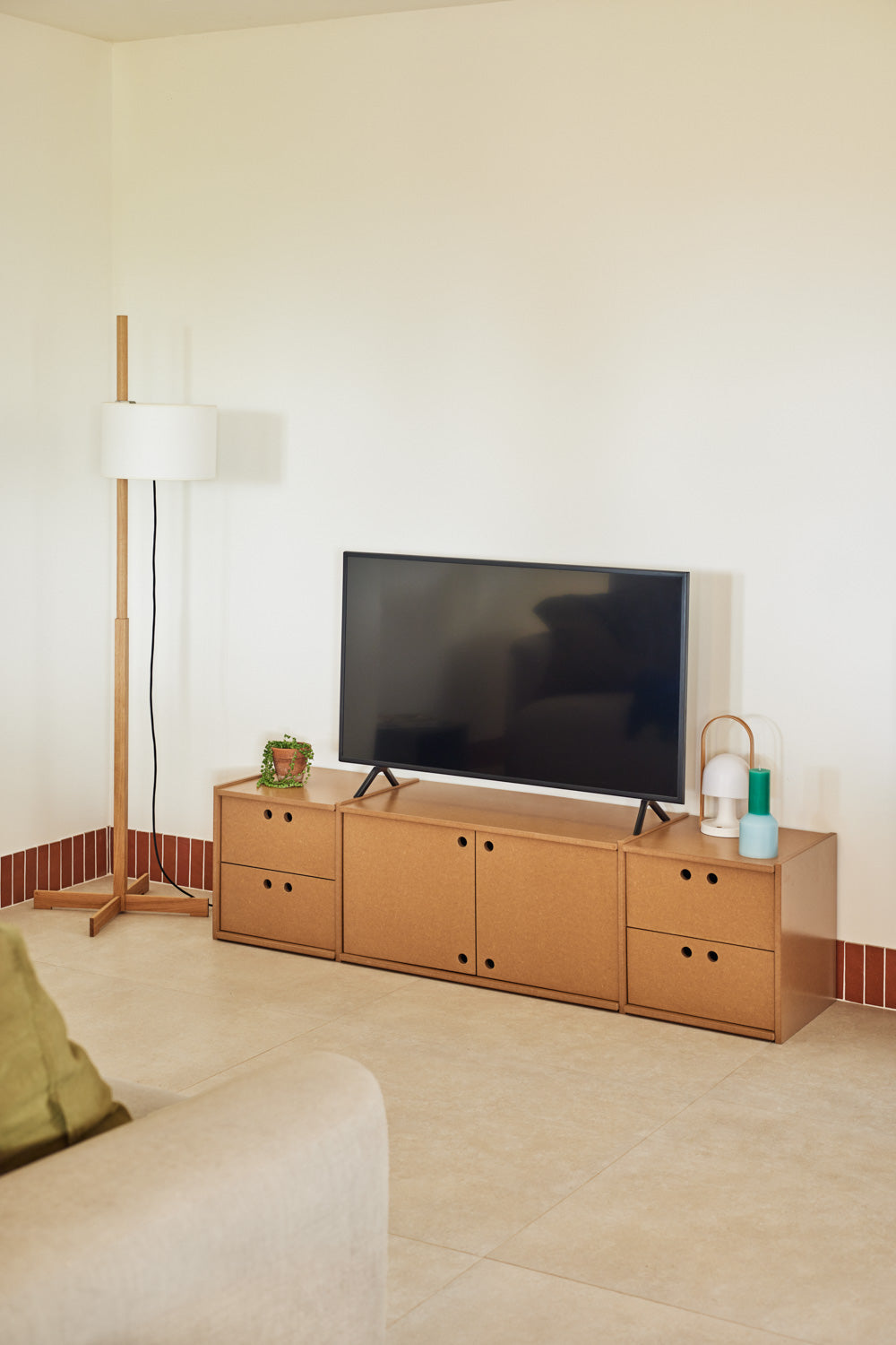 Tv Bench Wally  Natural Mdf